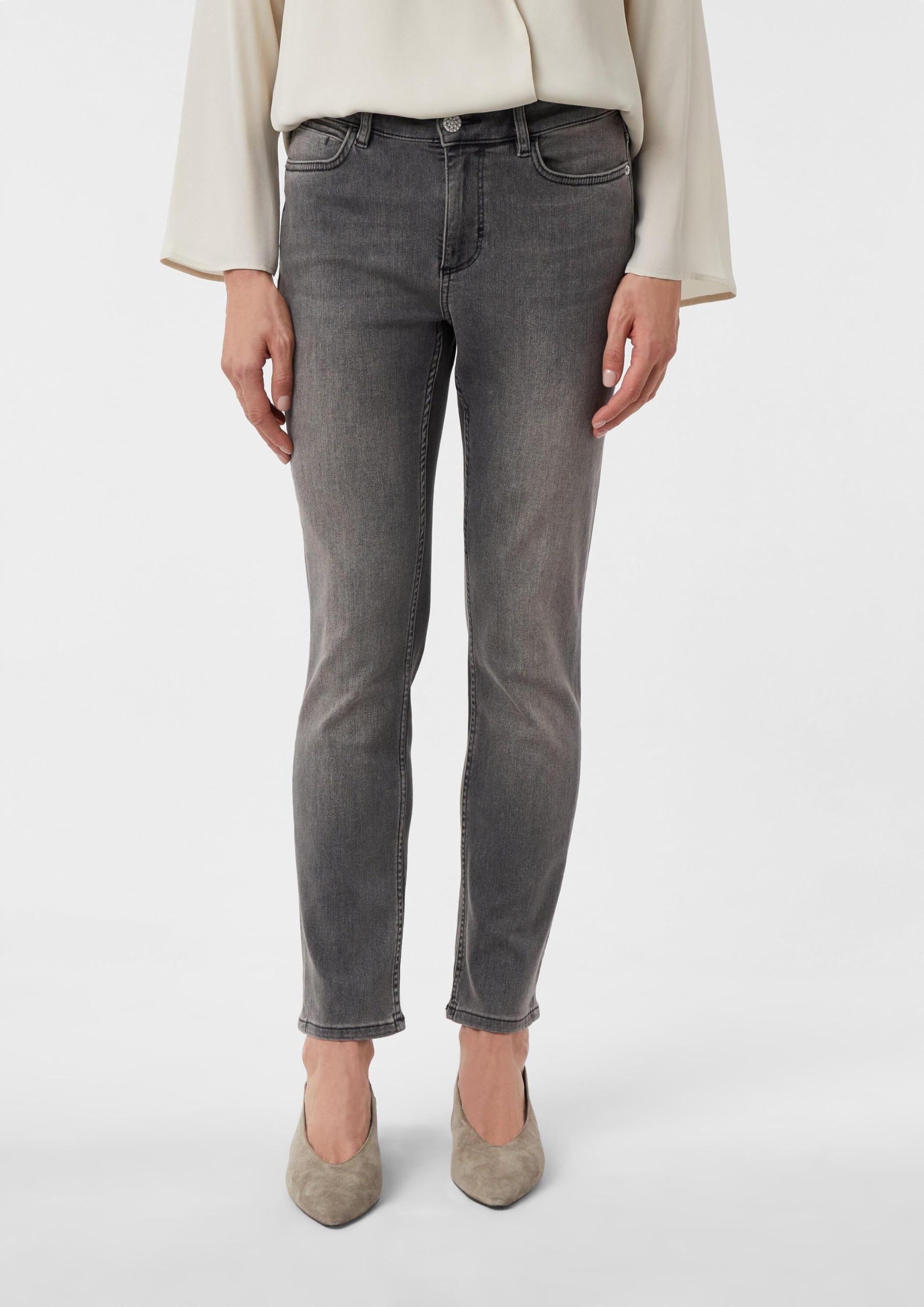 comma-slim-fit-jeans-damen-gr-46-stretch-schmuckknopf image 5