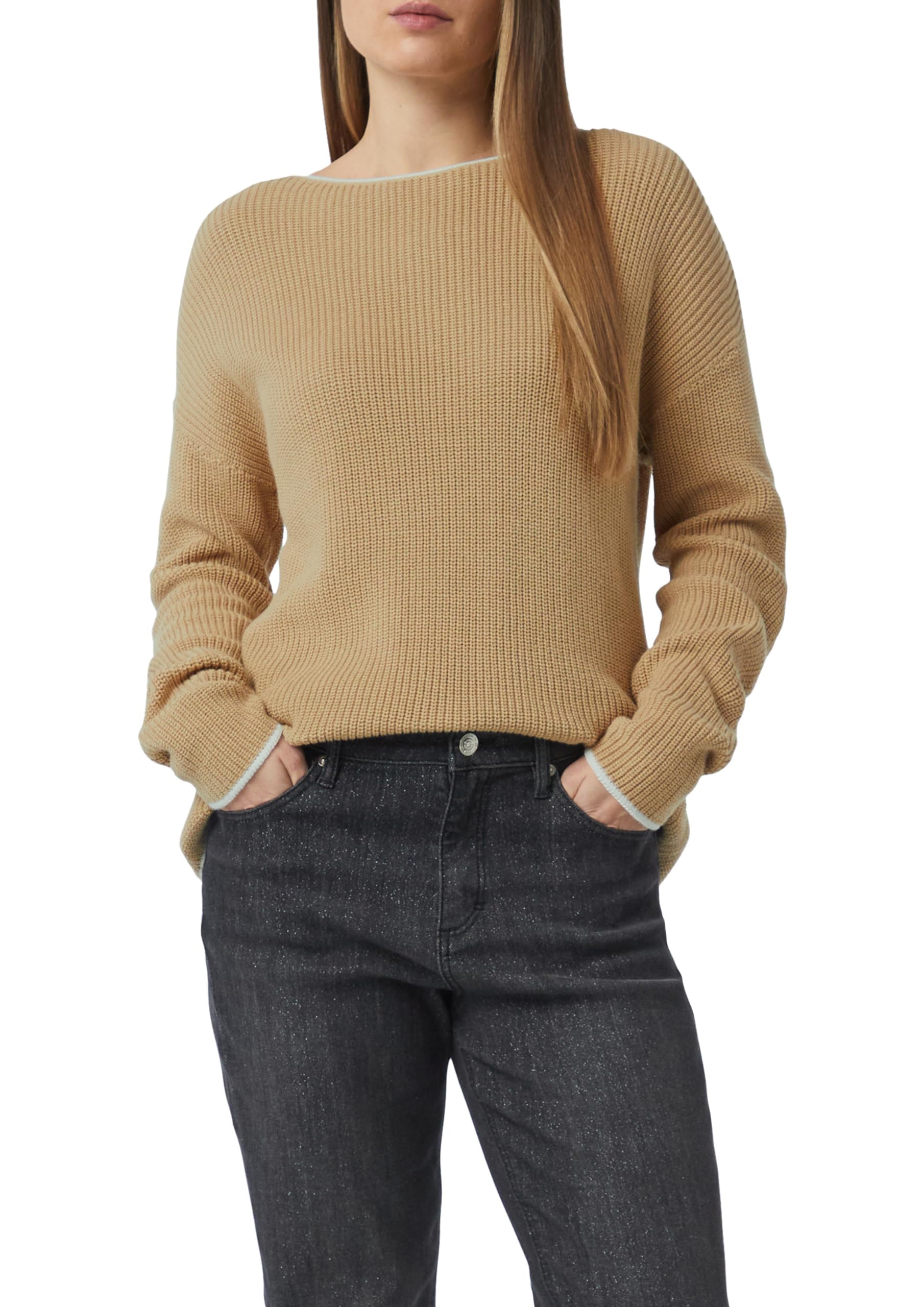 comma-knitwear-strickpullover-baumwolle-sandstein image 8