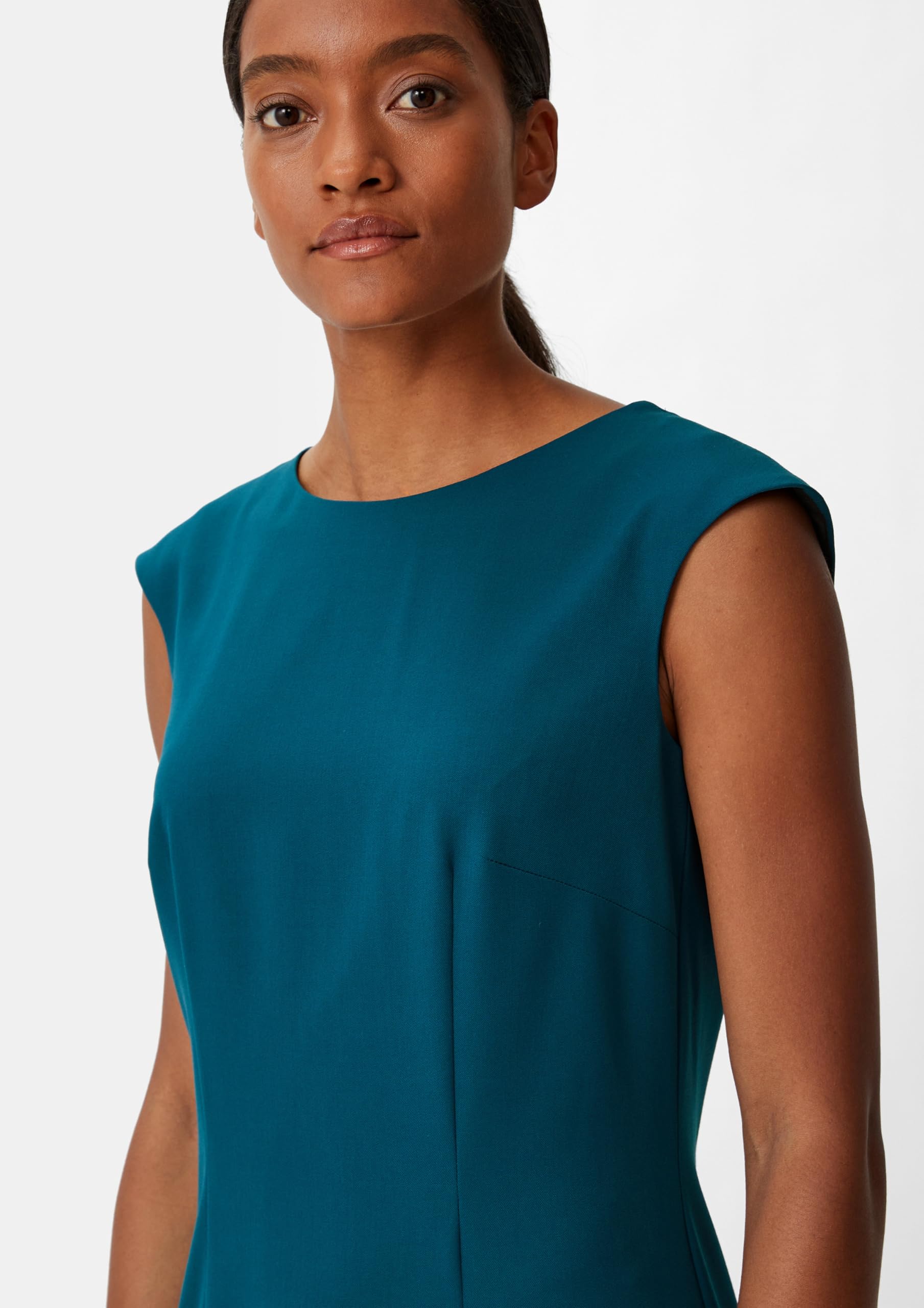 comma-twill-kleid-viskosemix-t-rkis-gr-40 image 4
