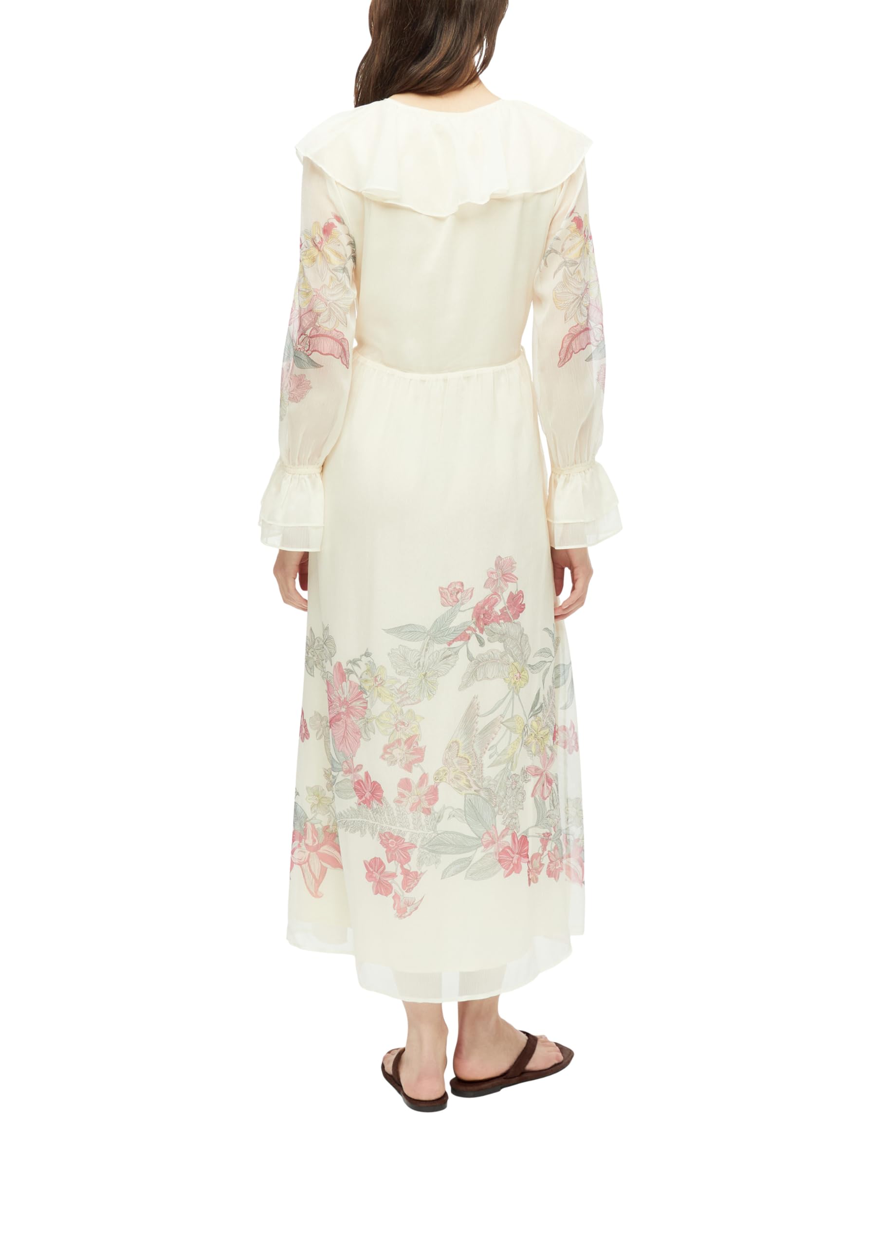 comma-dresses-midikleid-print-wei-chiffon-gr-34 image 2