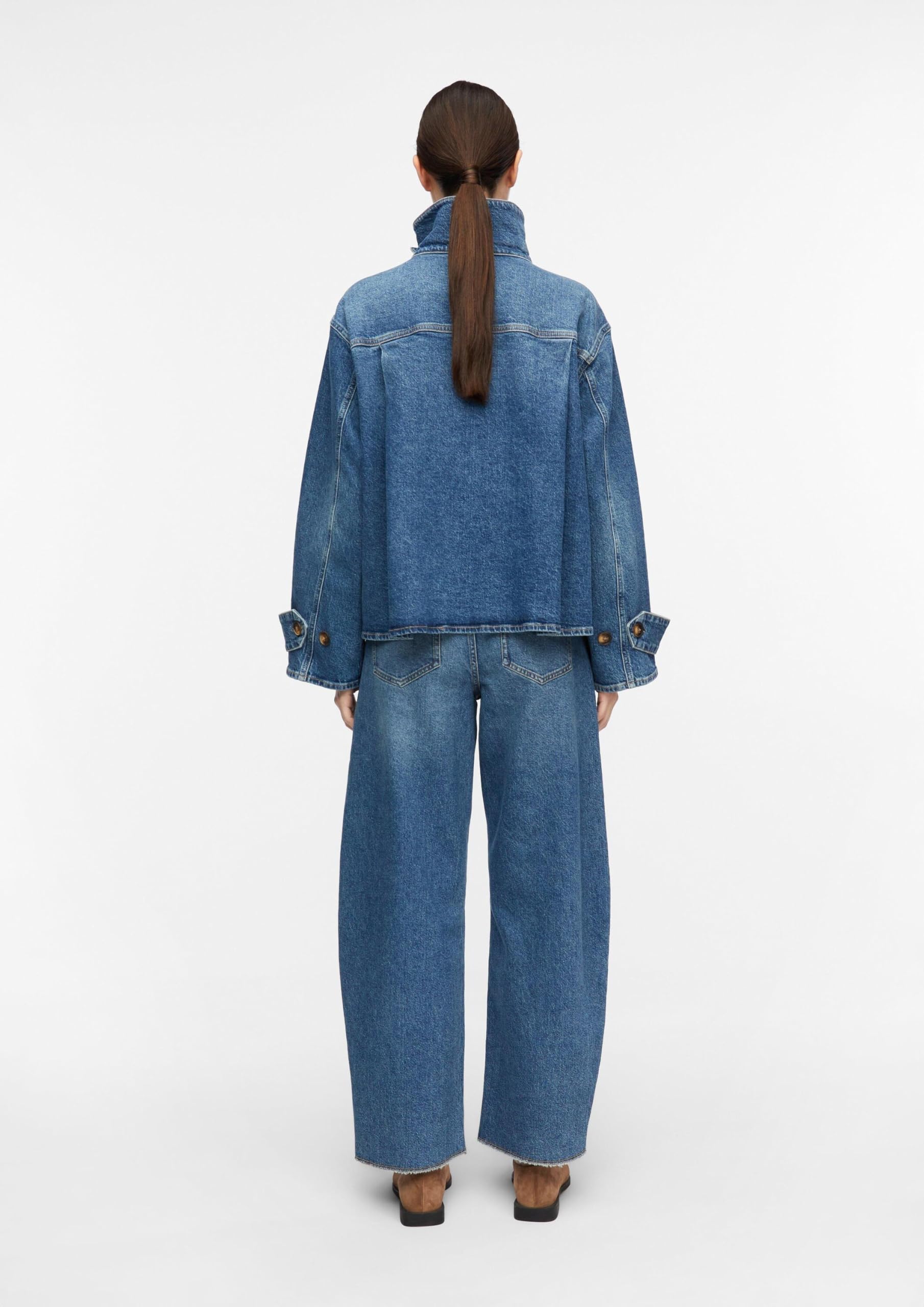 comma-jeans-hose-barrel-leg-denim-weit-blau image 7