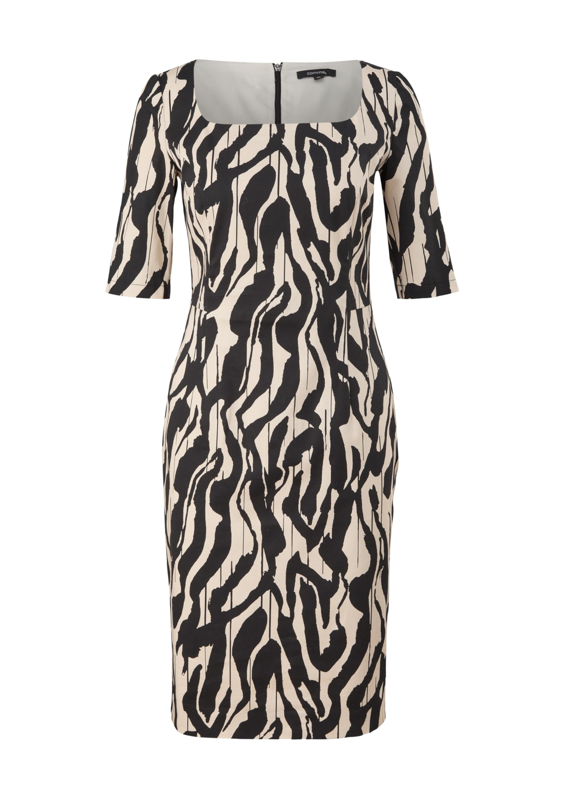 comma-kleid-allover-print-gr-36-damenkleid image 4