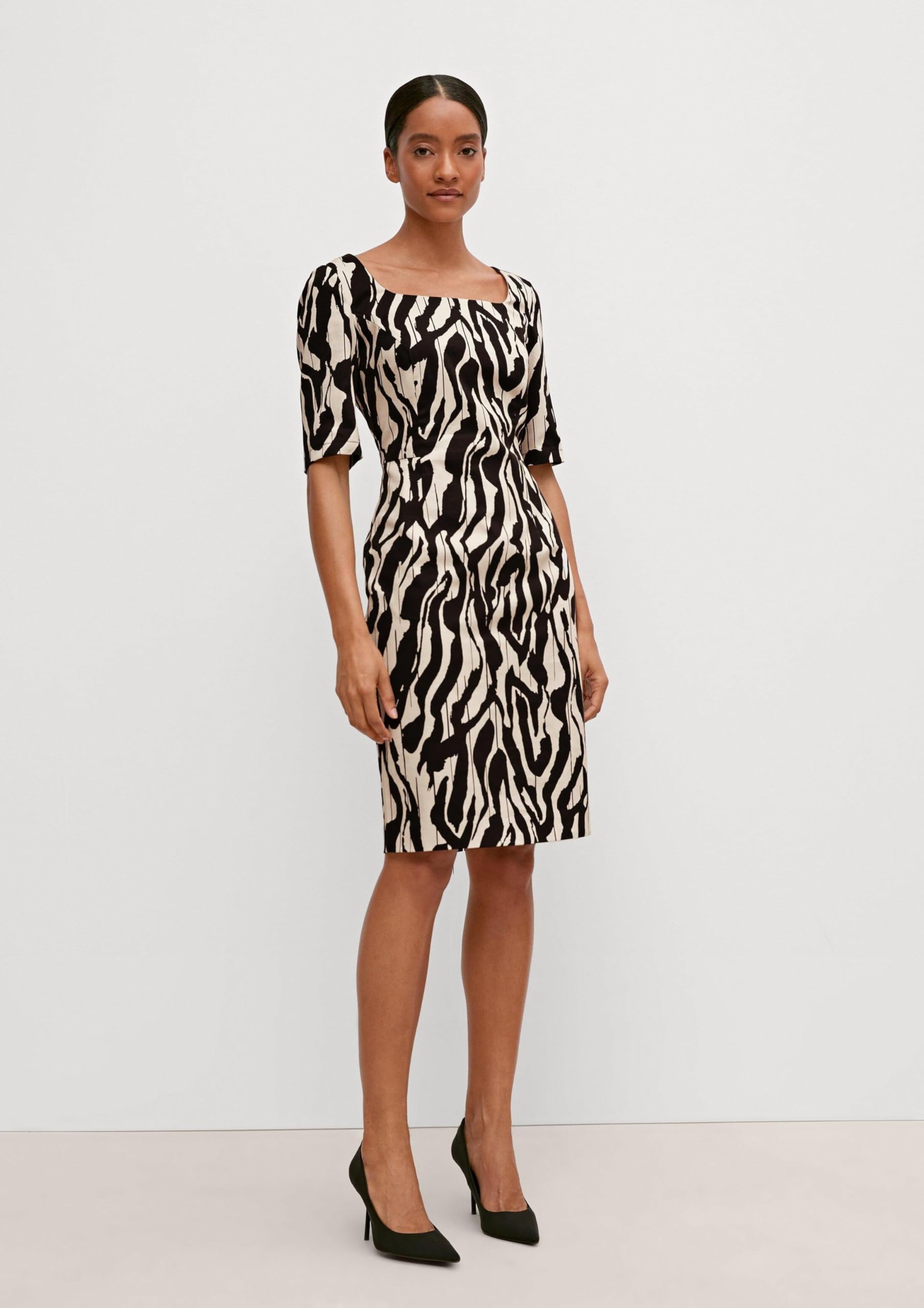 comma-kleid-allover-print-gr-36-damenkleid image 6