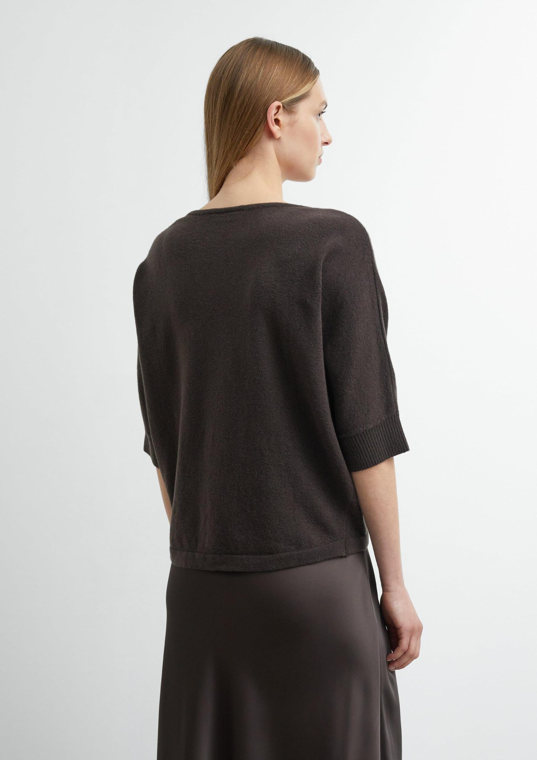 comma-strickpullover-damen-dunkelbraun-relaxed-fit-u-boot image 7