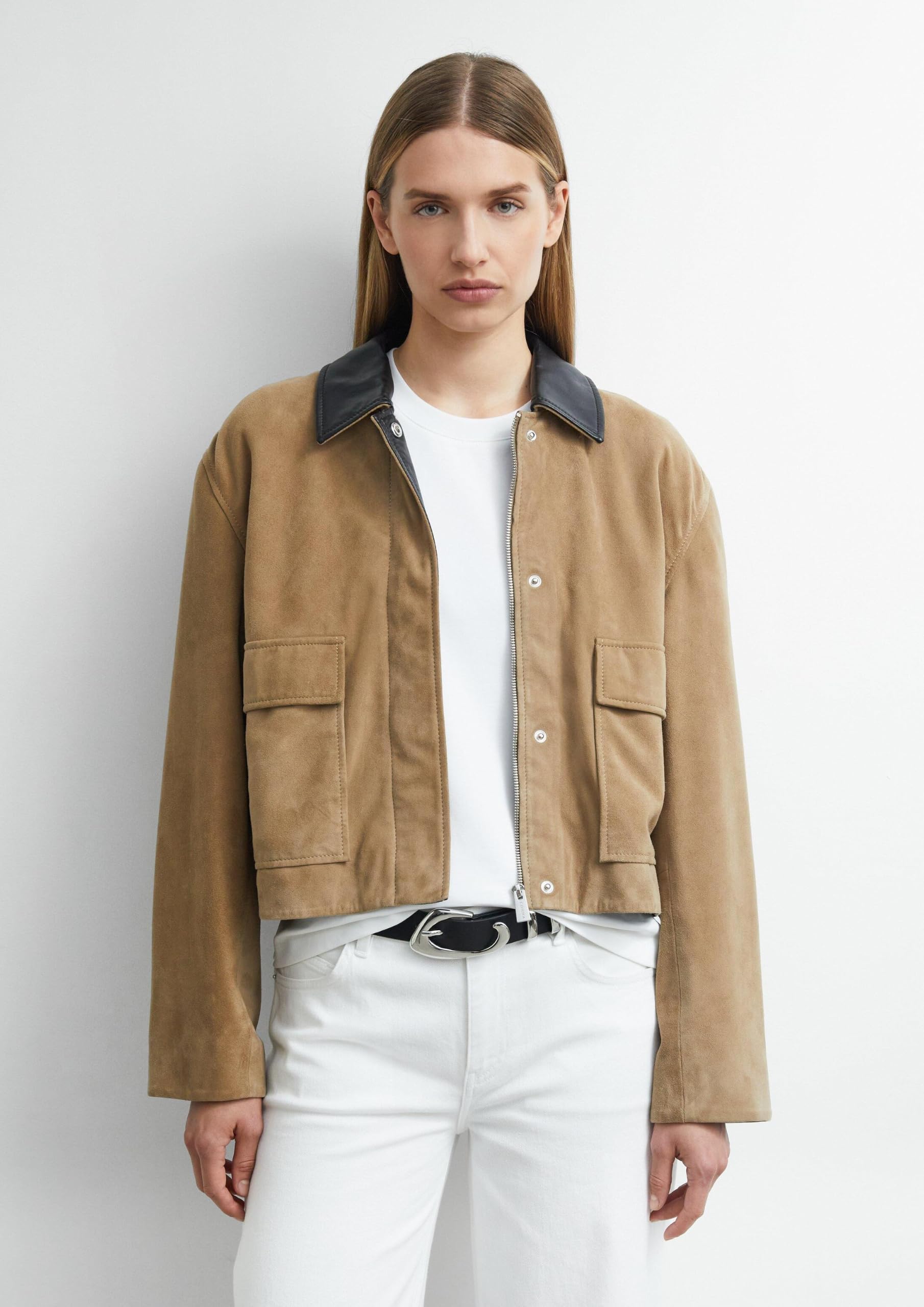 comma-jackets-veloursleder-jacke-gr-38-relaxed-fit image 6