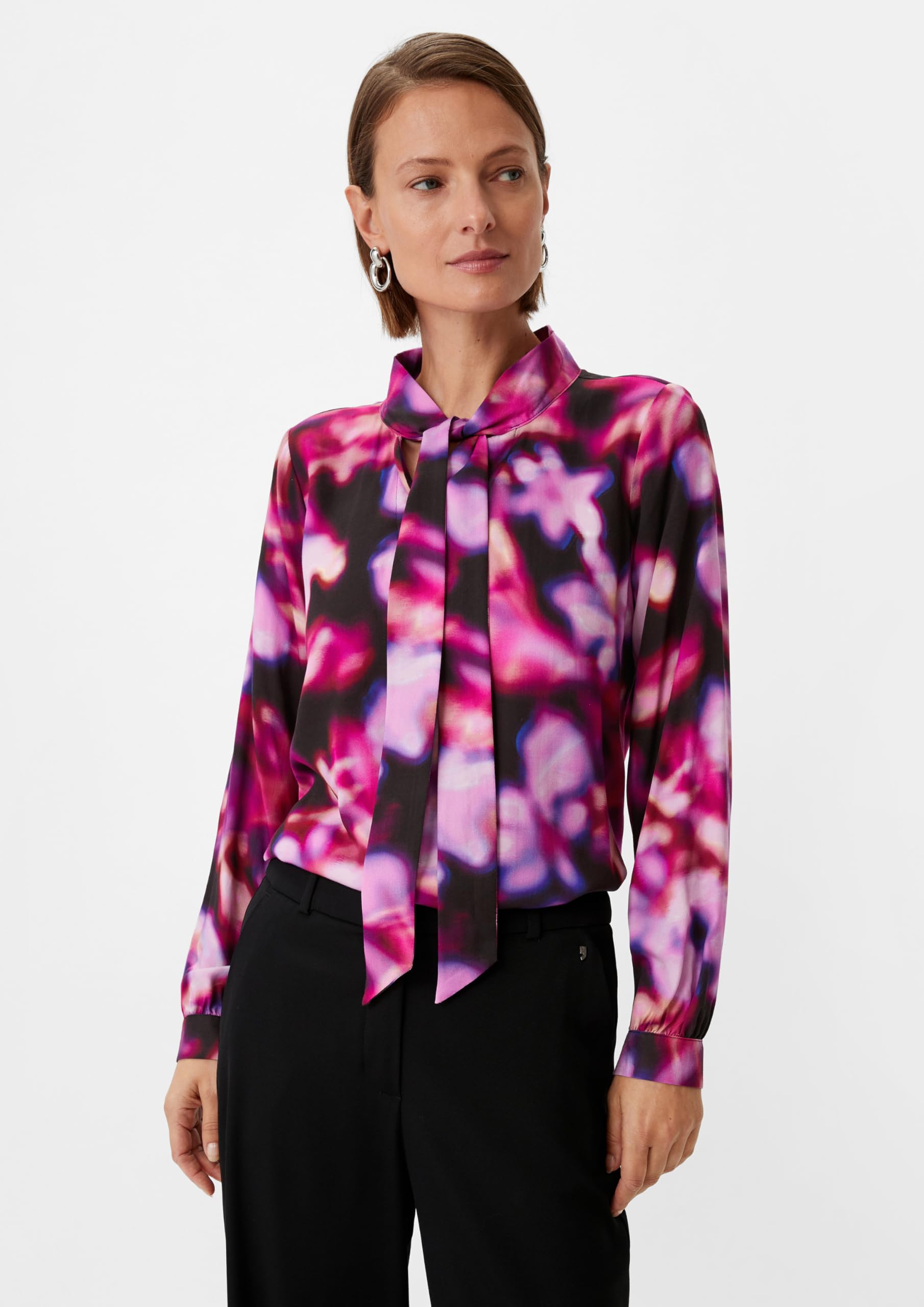 comma-schluppenbluse-bluse-mit-allover-muster-gr-e-38 image 5