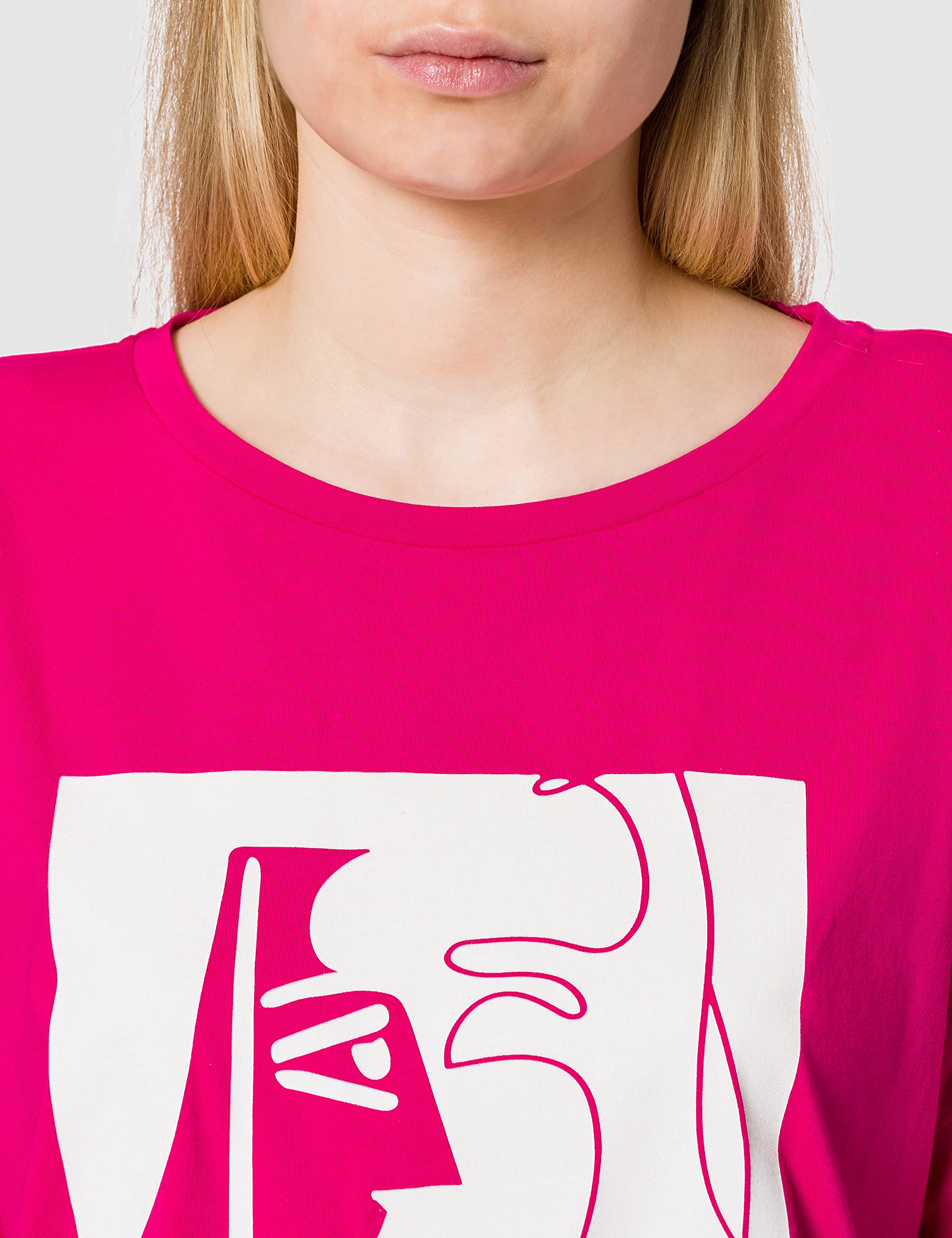 comma-damen-t-shirt-frontprint-gr-40-pink image 4