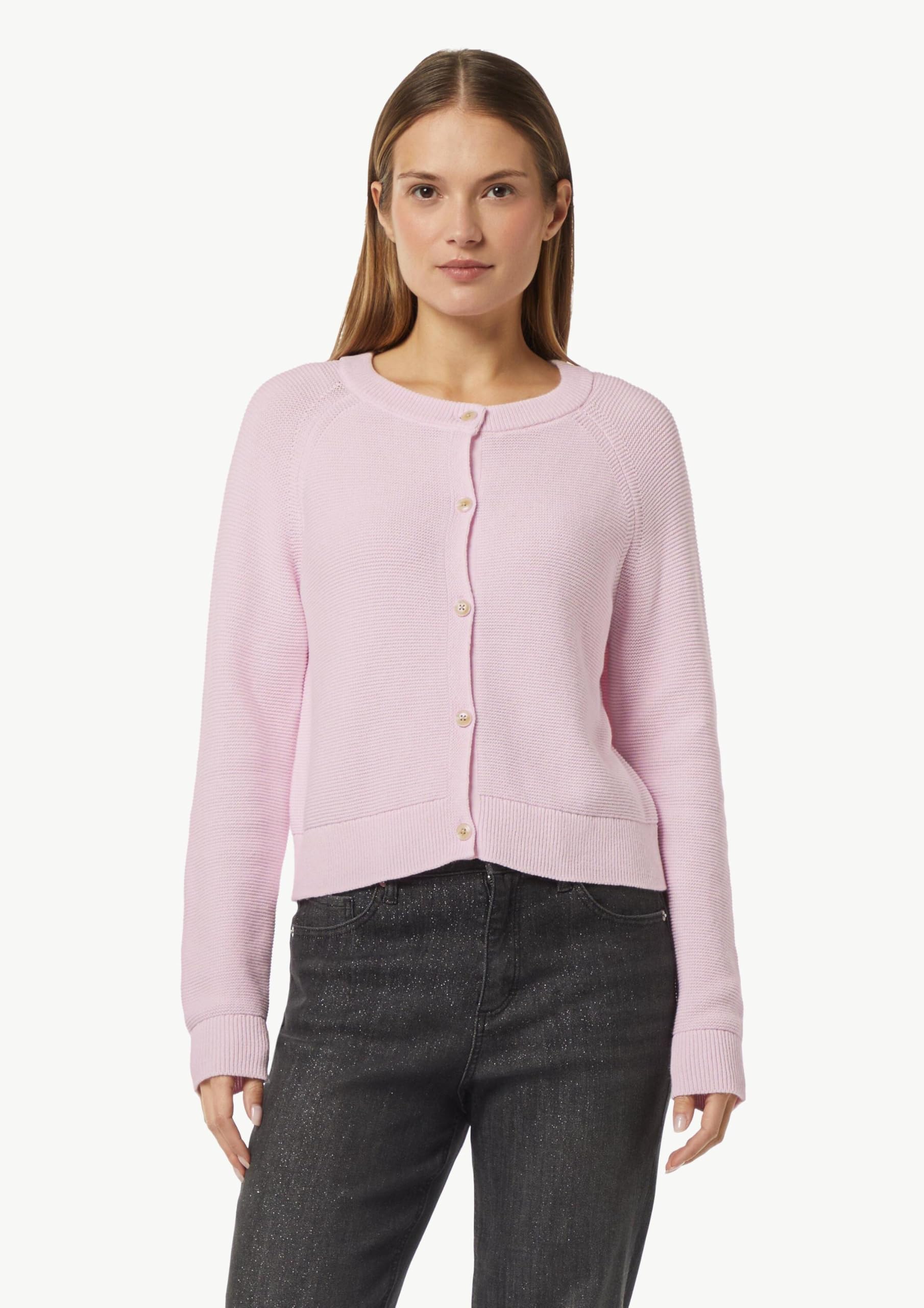 comma-jackets-kurze-strickjacke-raglan-rmel-cardigan-sandfarben image 6