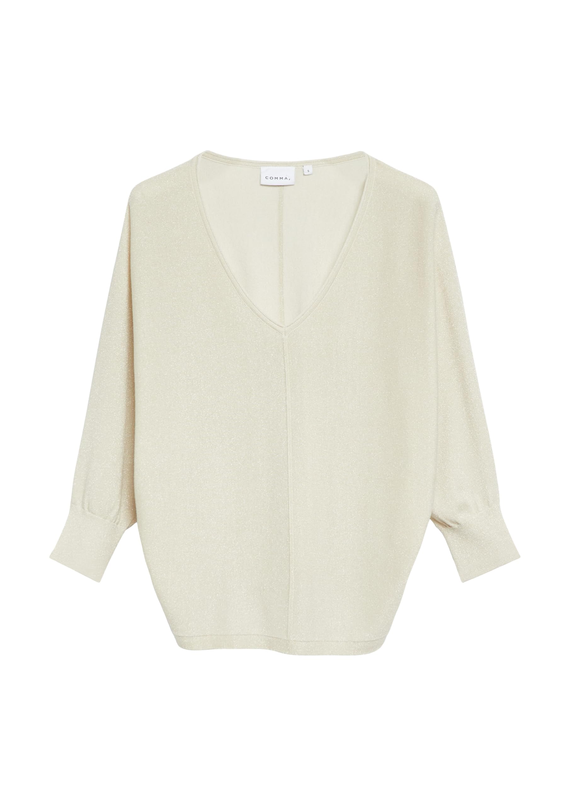 comma-strickpullover-glitzergarn-oversize-v-ausschnitt-gr-l image 3