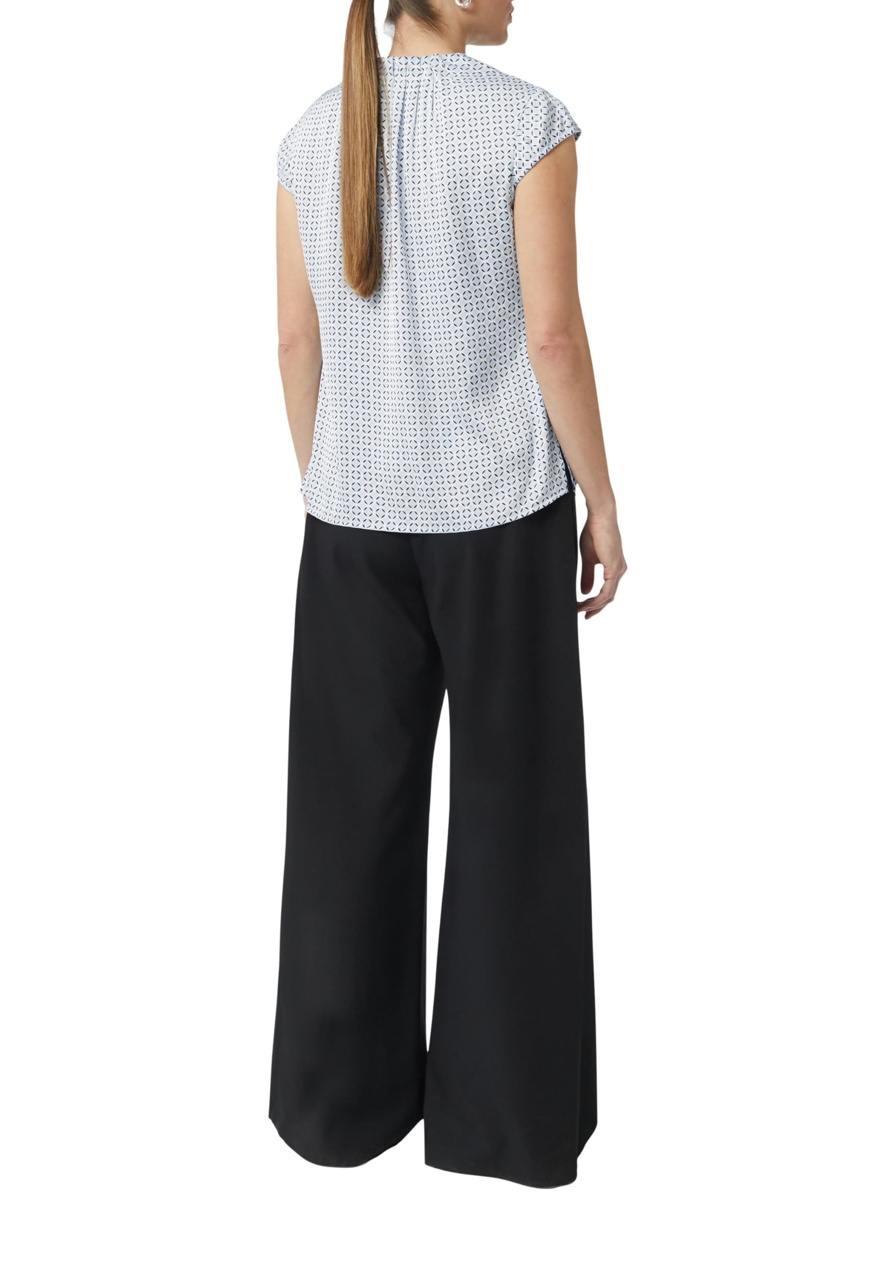 comma-longbluse-animalprint-t-shirt-schwarz image 2