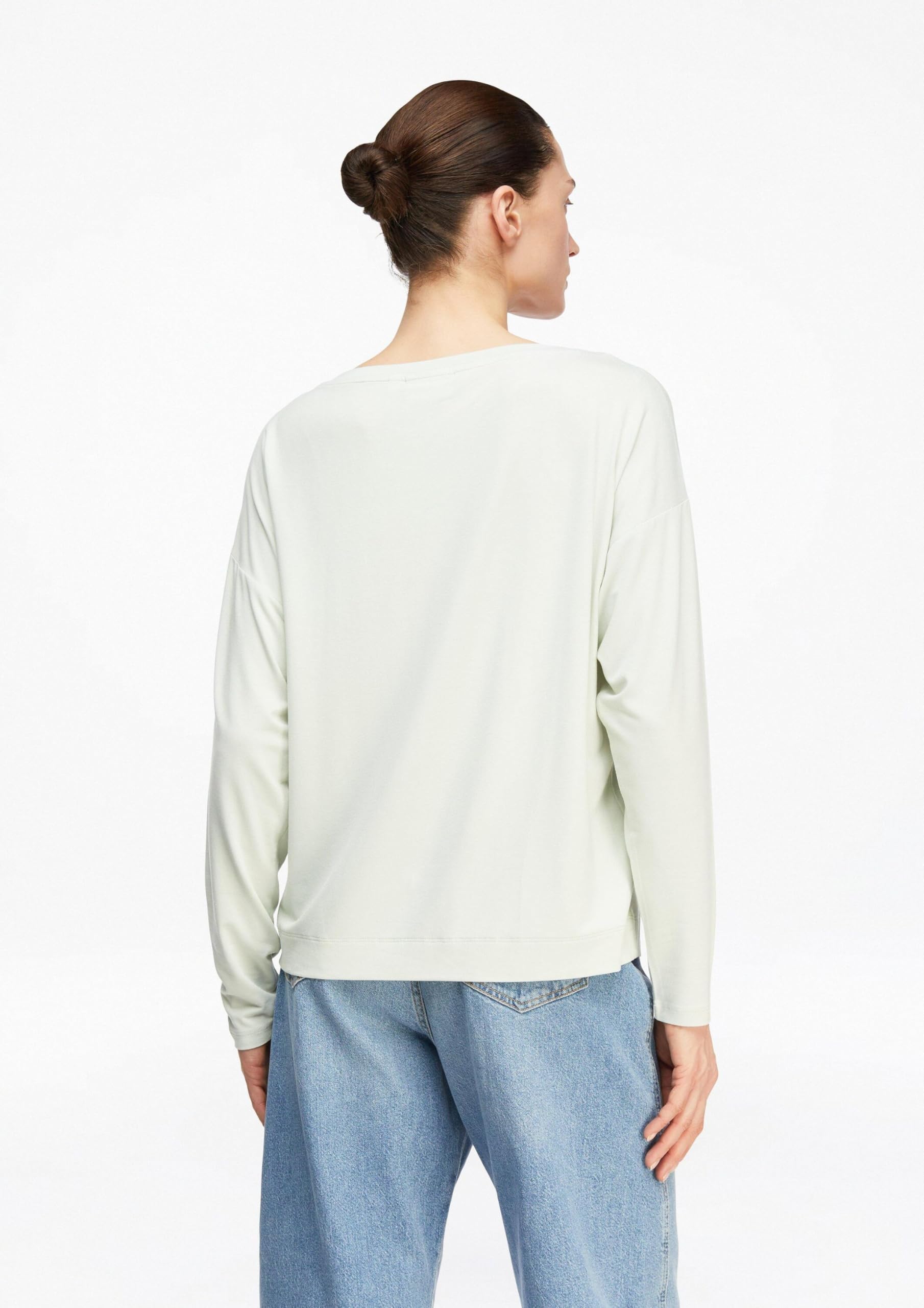 comma-tops-langarmshirt-damen-pastellt-rkis-frontprint image 7
