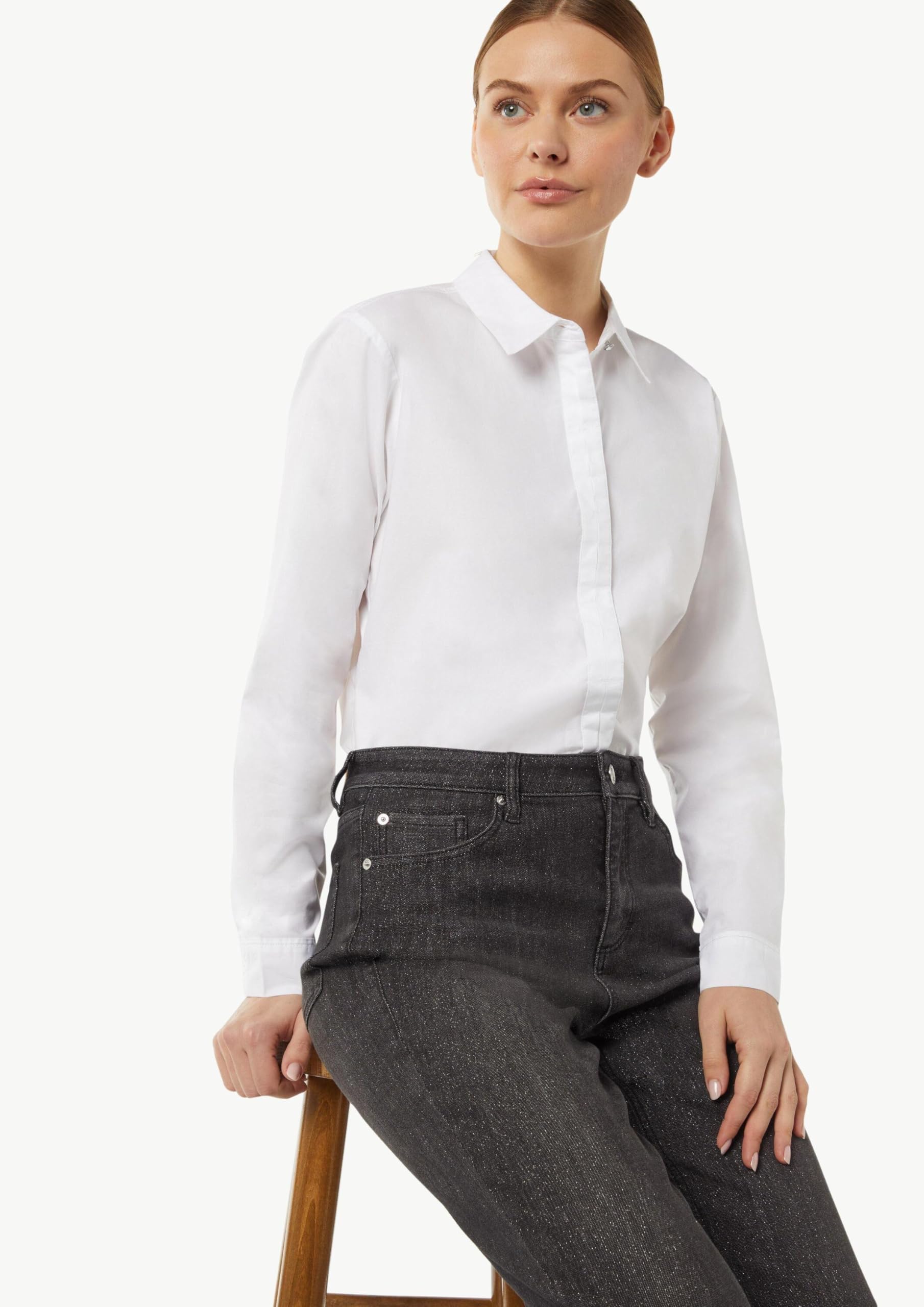 comma-2157941-hemdbluse-bluse-gr-42-verdeckte-knopfleiste image 4