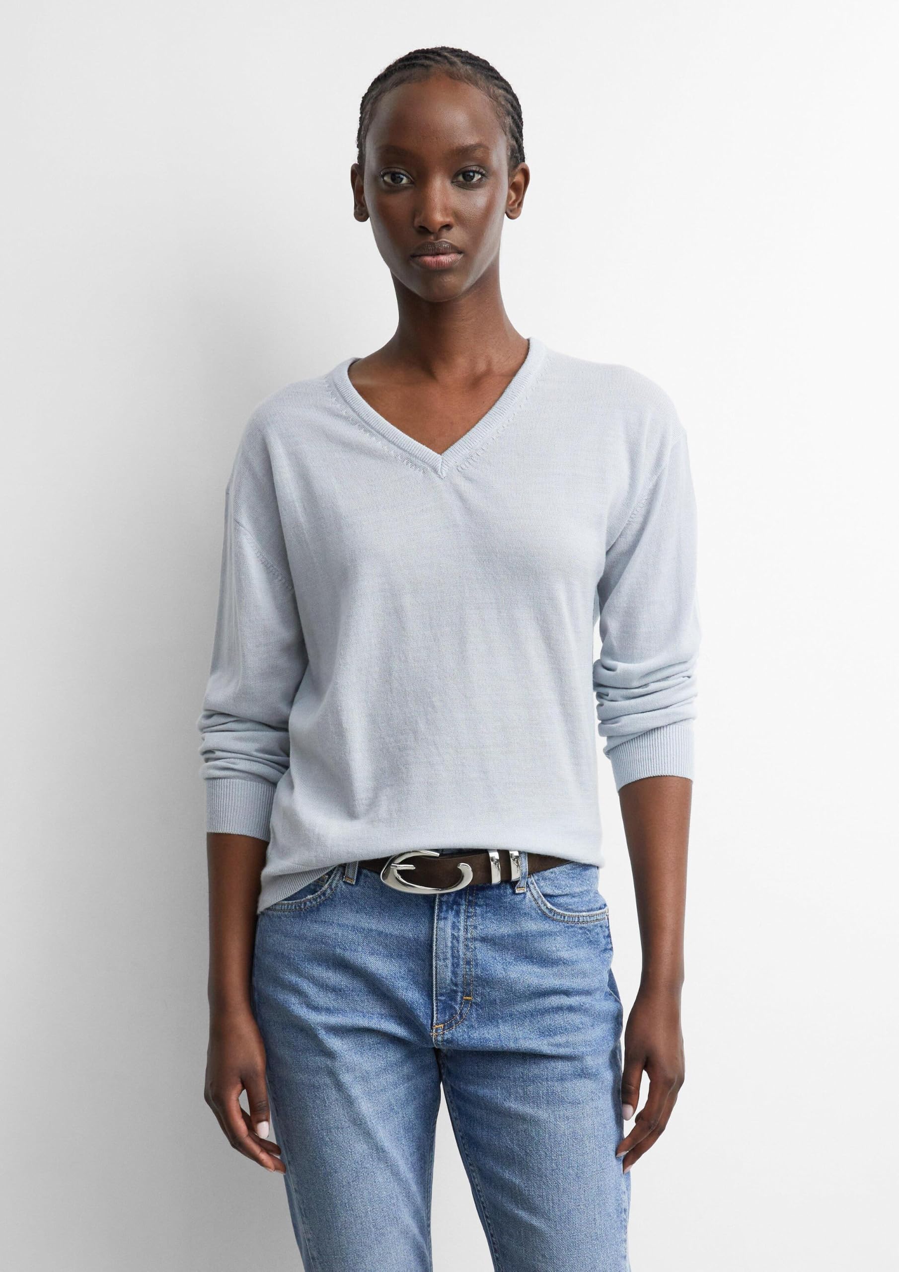 comma-strickpullover-v-ausschnitt-regular-fit-hellgrau-gr-36 image 3