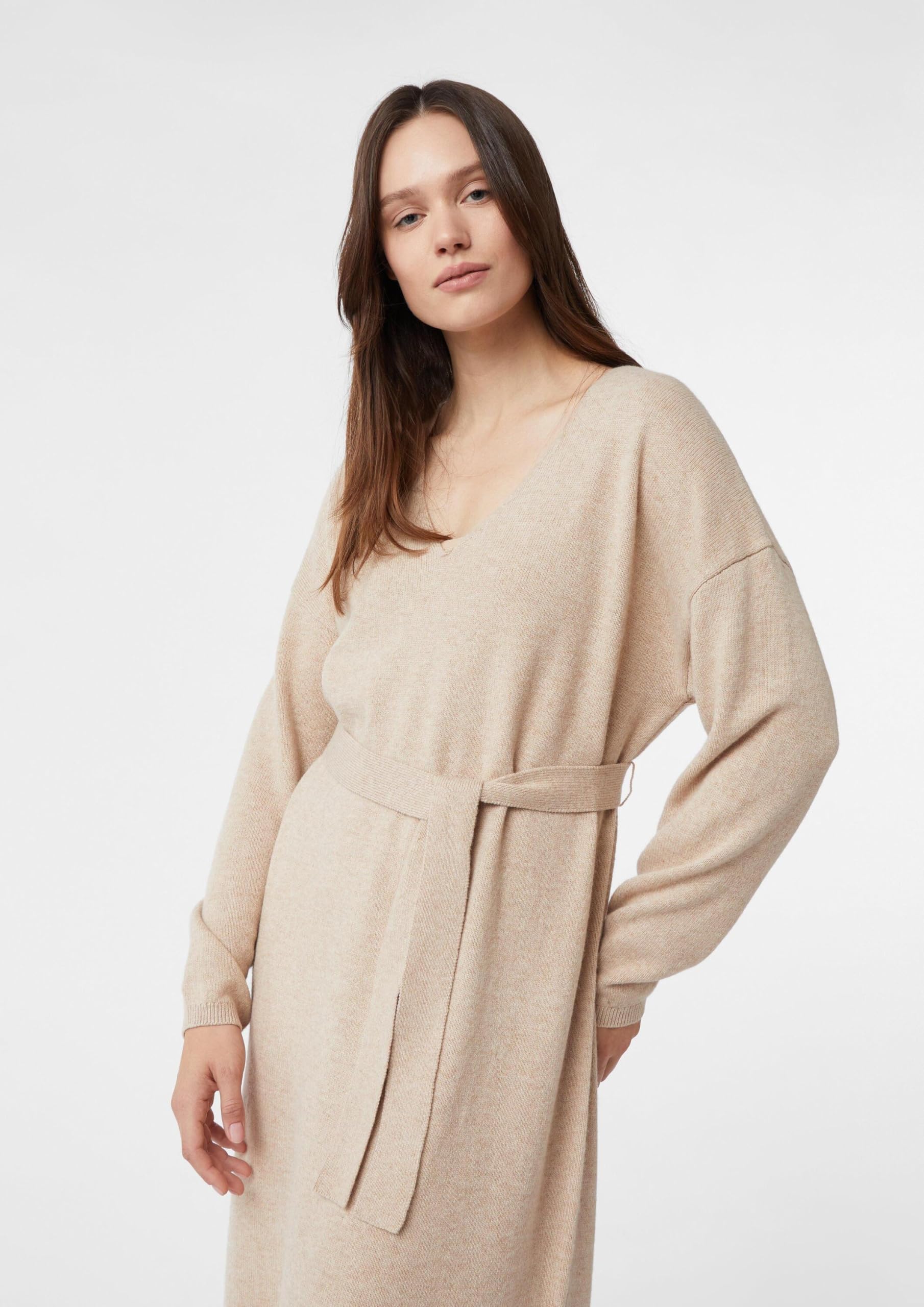 comma-midi-kleid-wollmix-gr-e-34-mit-g-rtel image 5