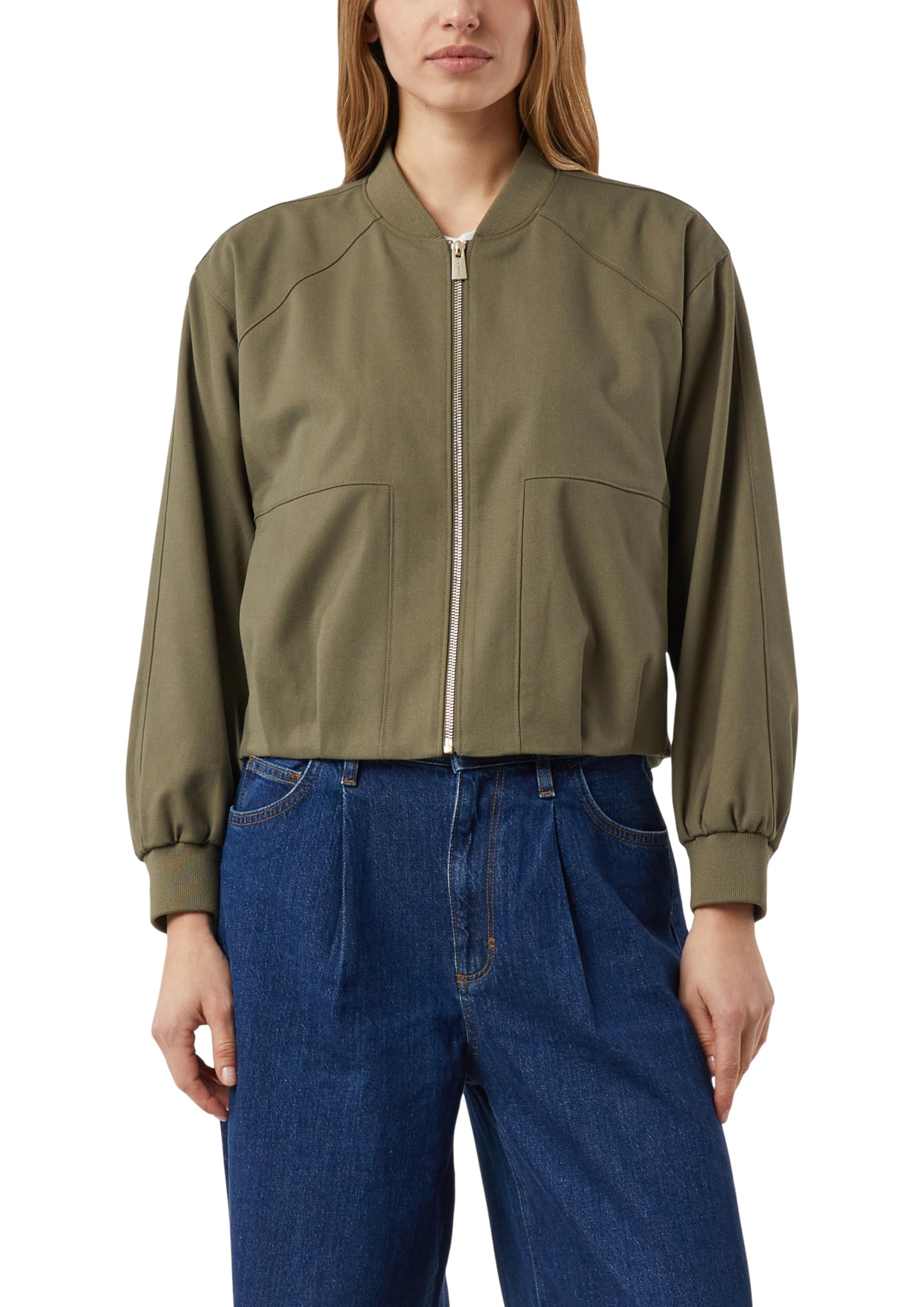comma-indoor-jacke-bomberjacke-oliv-42-boxy image 1