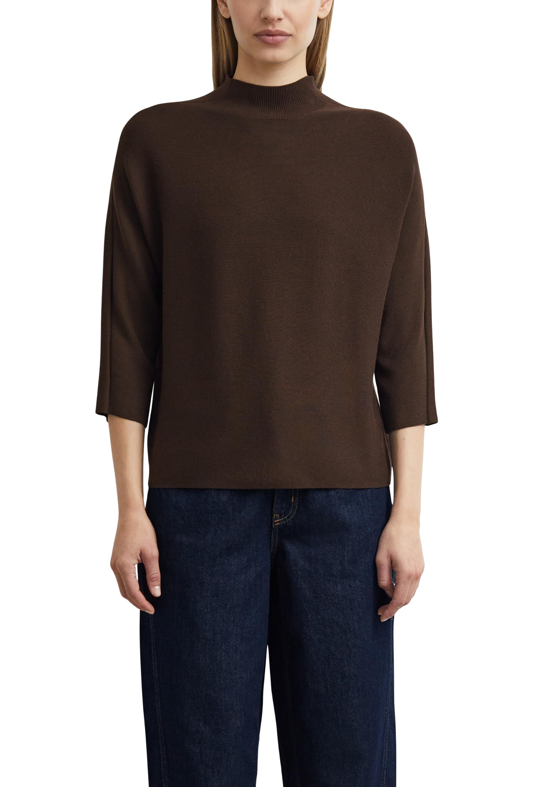 comma-knitwear-feinstrickpullover-3-4-arm-beige image 8