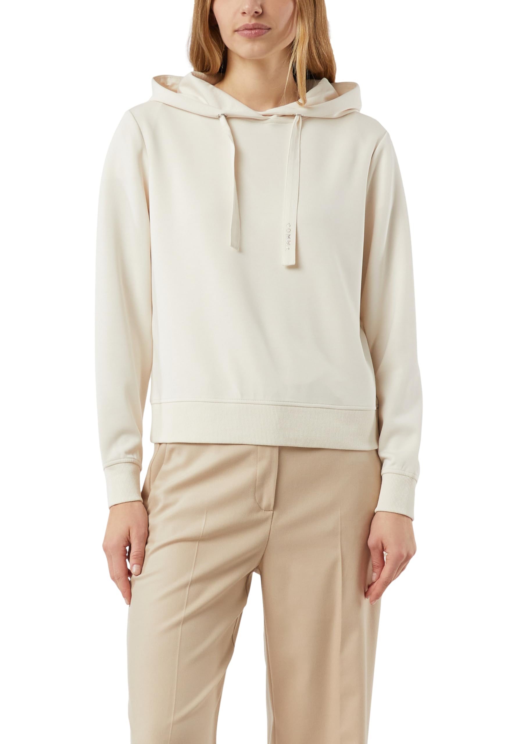comma-kapuzenpullover-damen-gr-44-hoodie-schmucksteinchen image 1