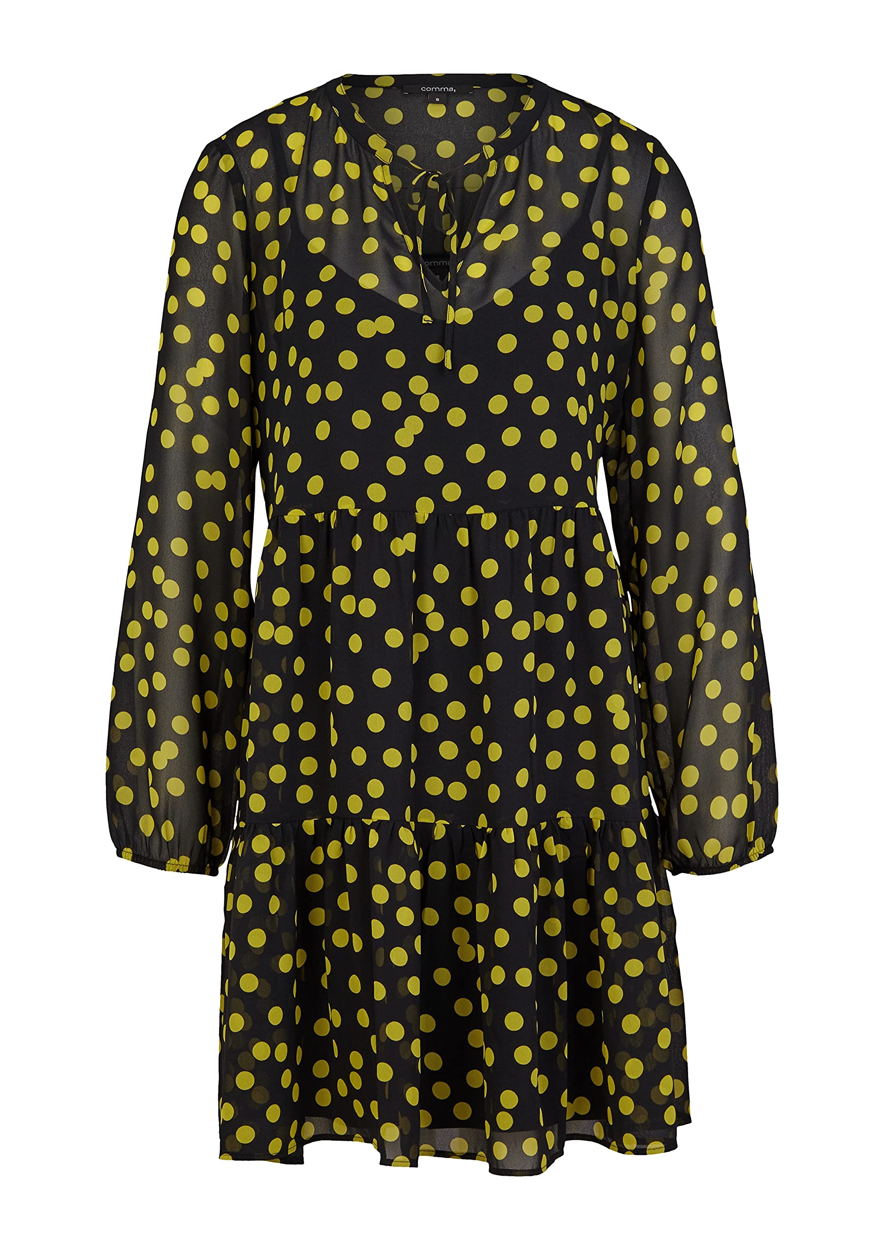 comma-tunika-bluse-damen-langarm-stufen-gr-m image 3