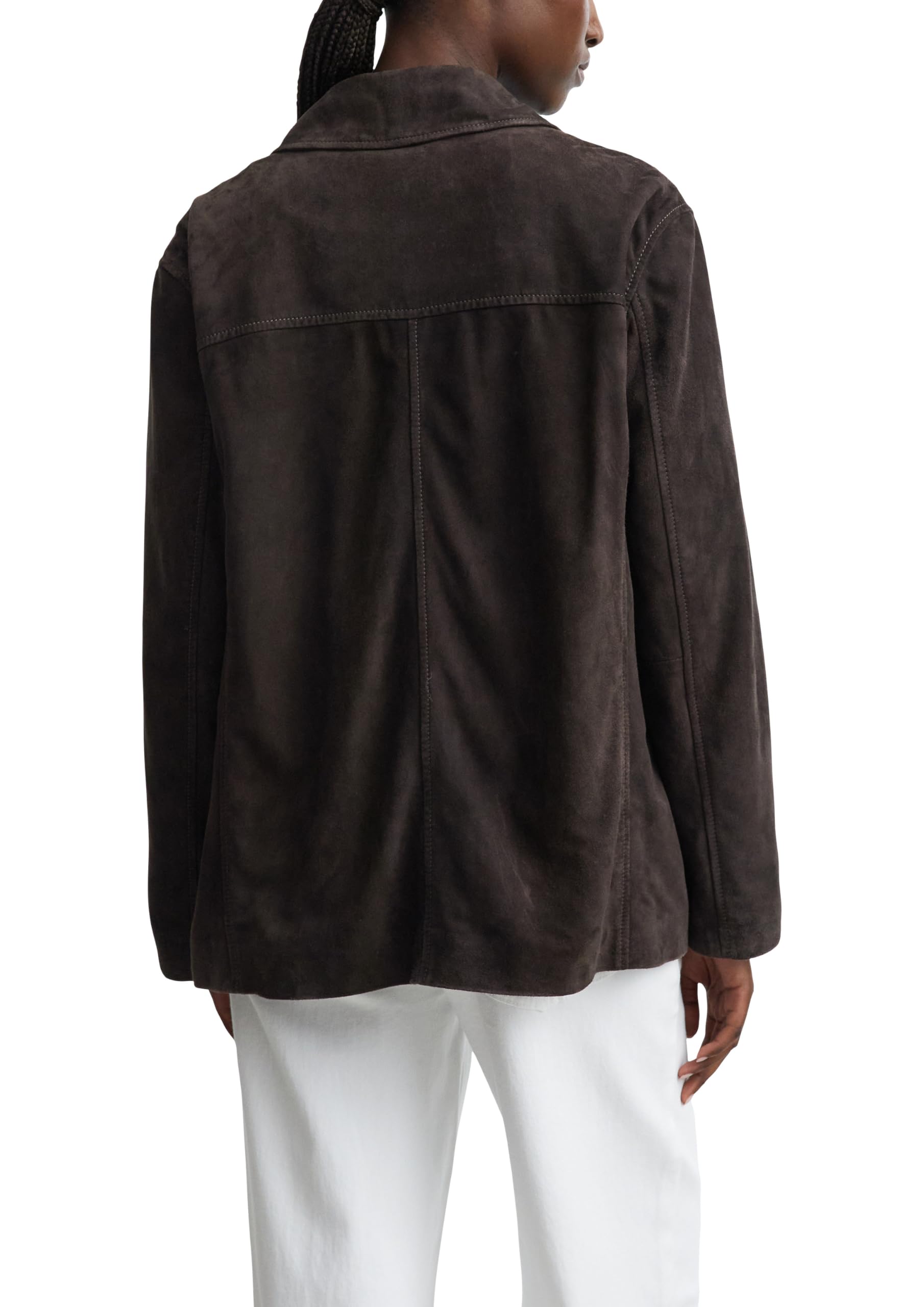 comma-jacke-outdoor-veloursleder-loose-fit-gr-32 image 2