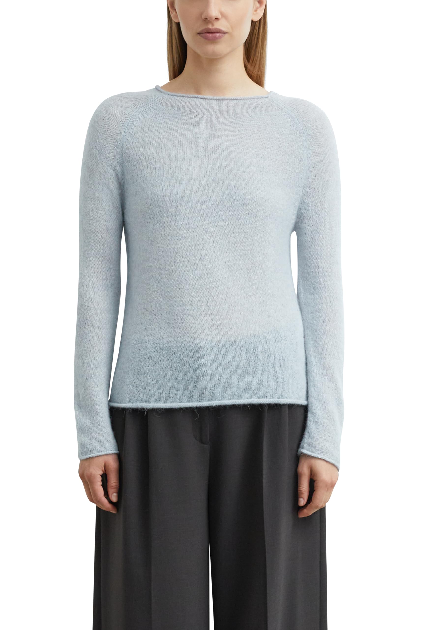 comma-damen-strickpullover-alpaka-stehkragen-gr-48-beige image 1