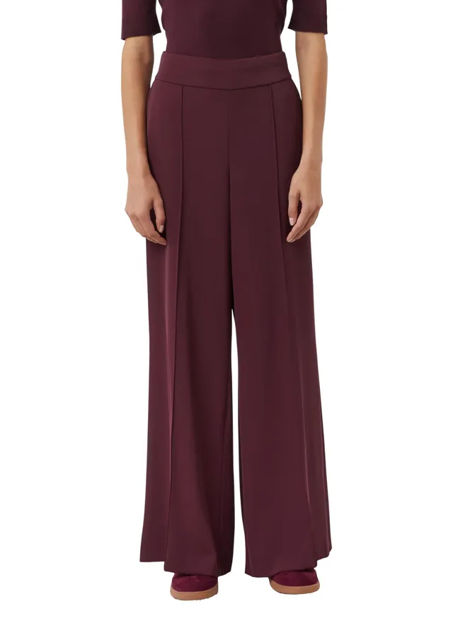 comma-klassische-marlenehose-hose-bordeaux-4922-gr-46 image 1