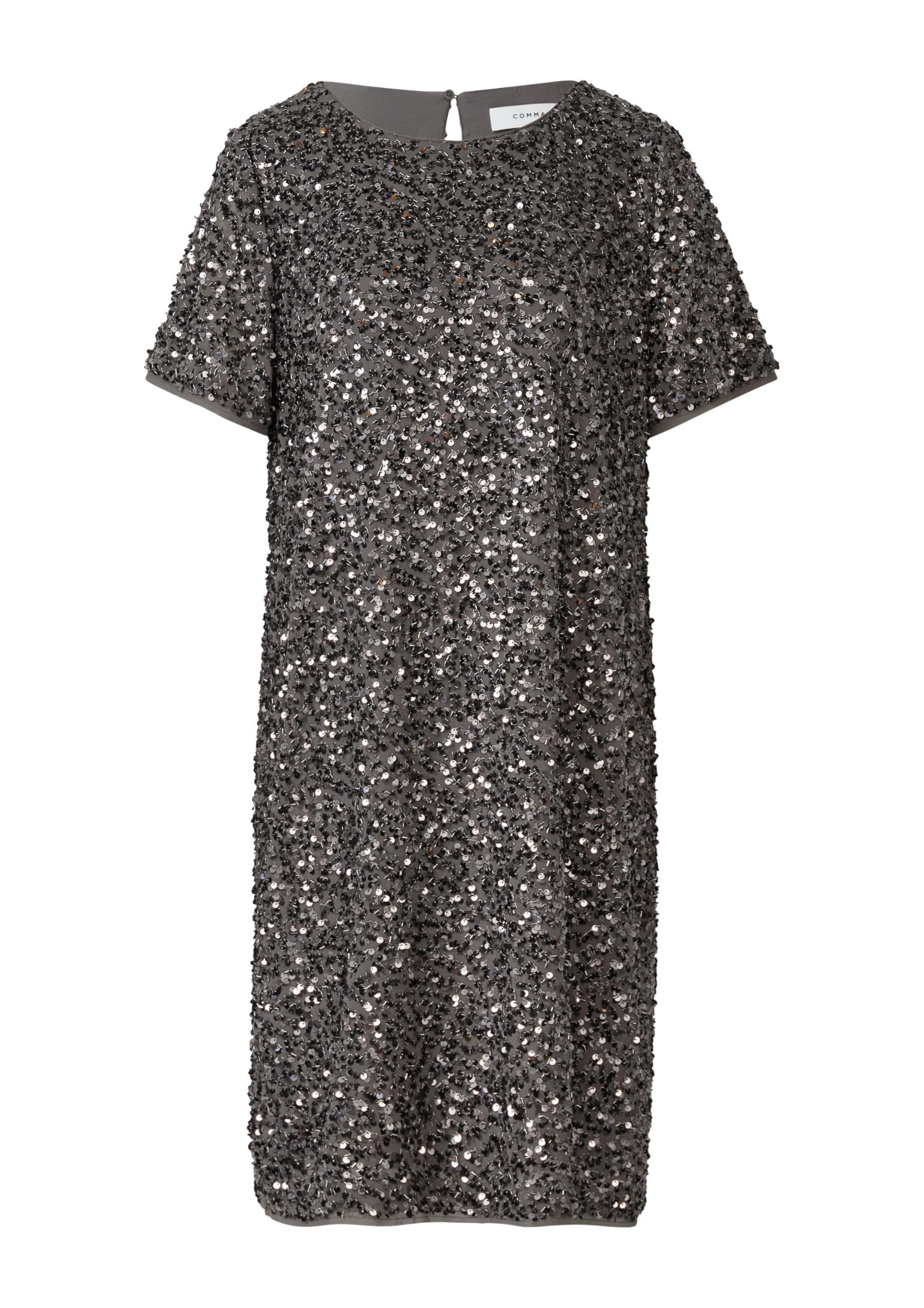 comma-paillettenkleid-kurz-damen-gr-36-t-shirt-kleid-allover image 3