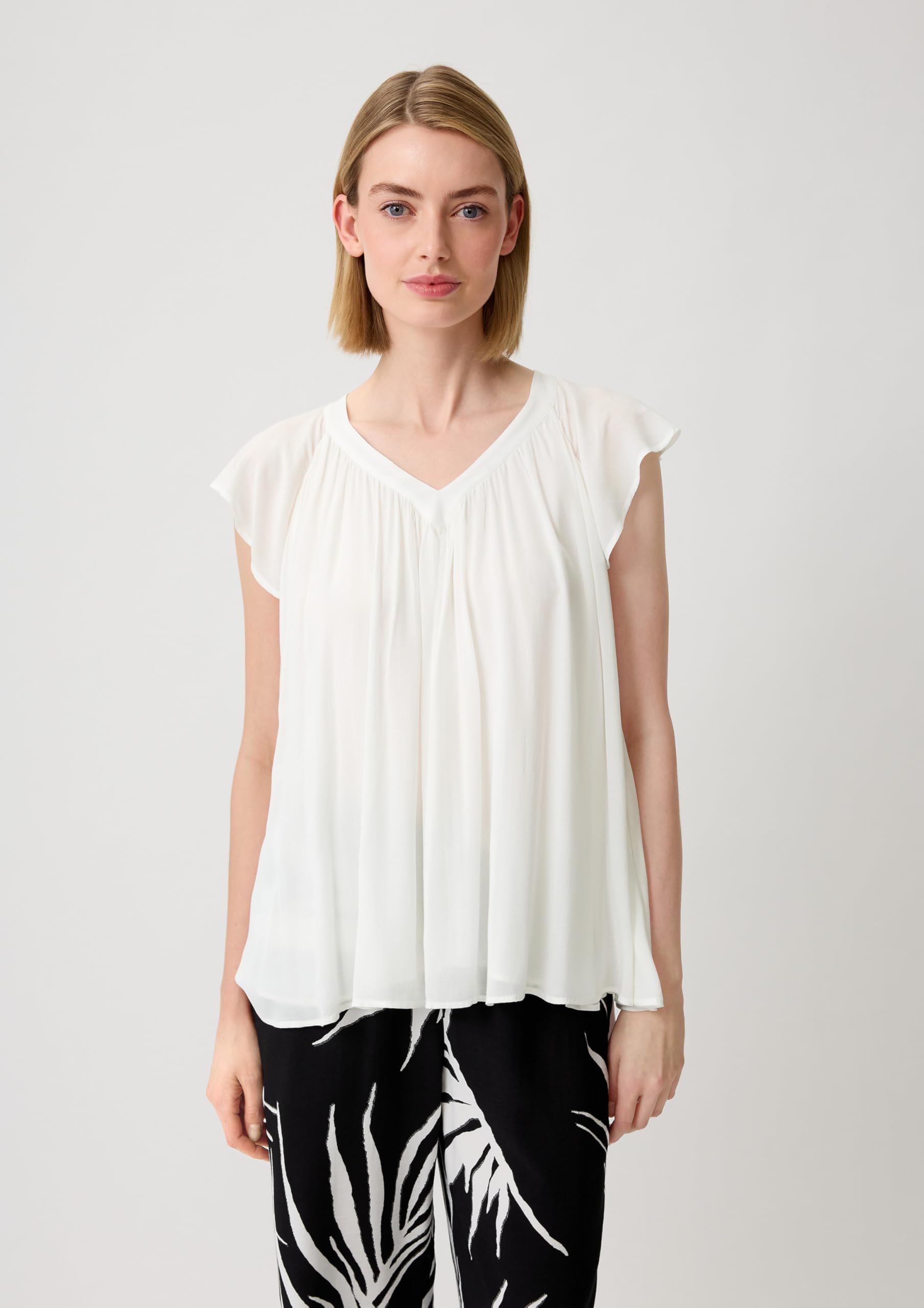 comma-cr-pe-bluse-mit-raffung-viskose-gr-40 image 6