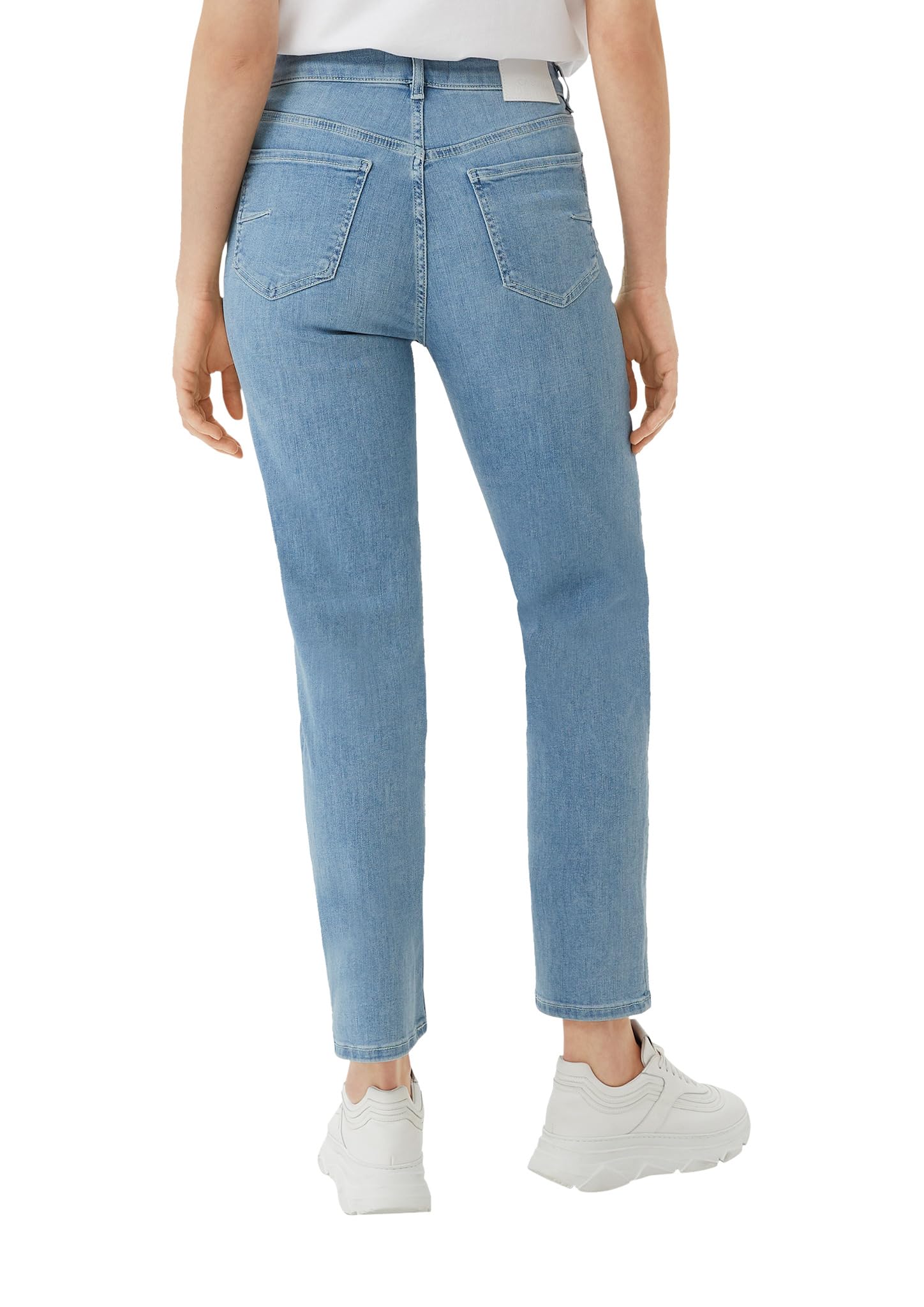 comma-straight-leg-jeans-gr-e-34-blau-hoher-bund image 2