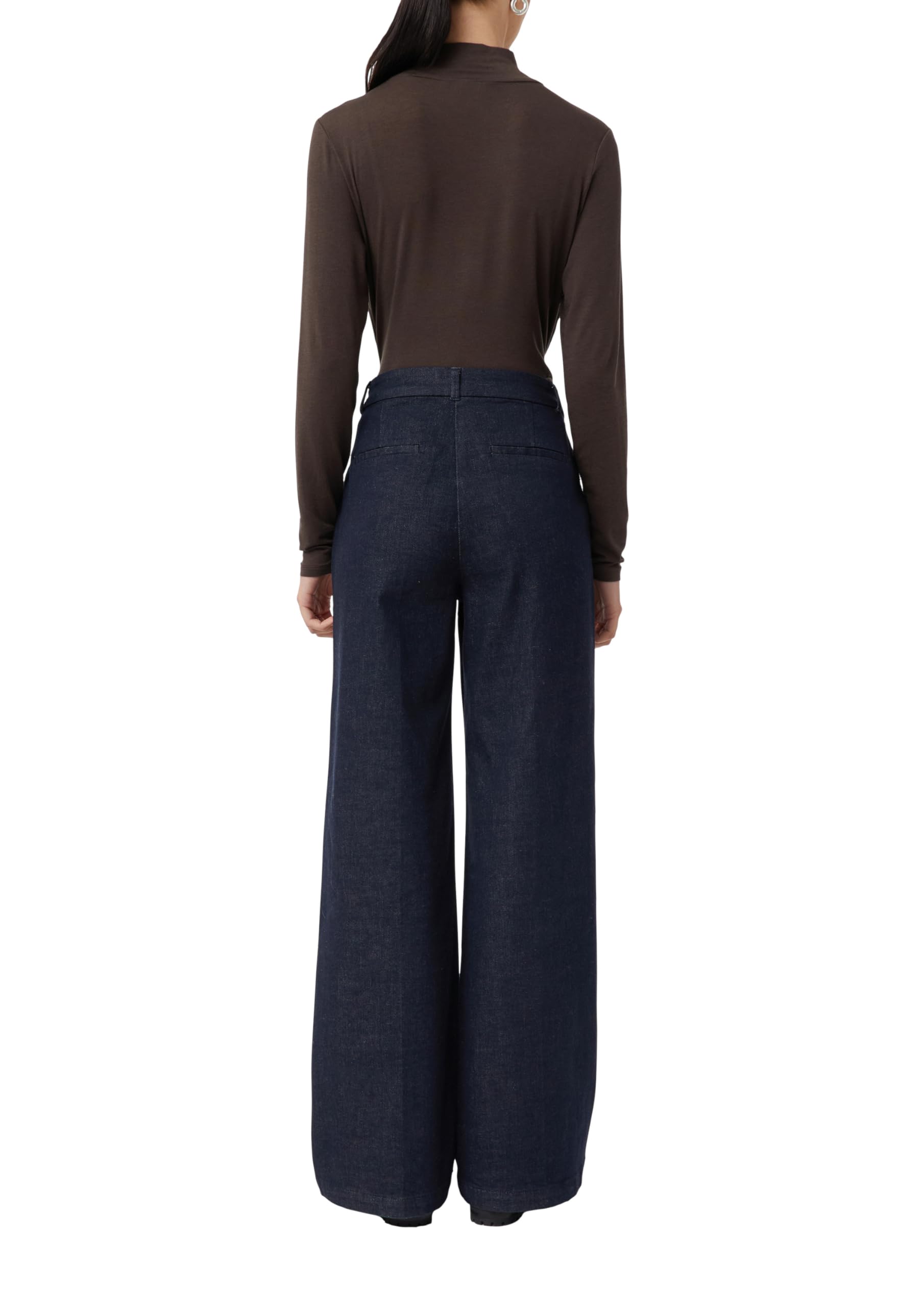 comma-tops-shirt-stehkragen-semitransparent-damen image 2