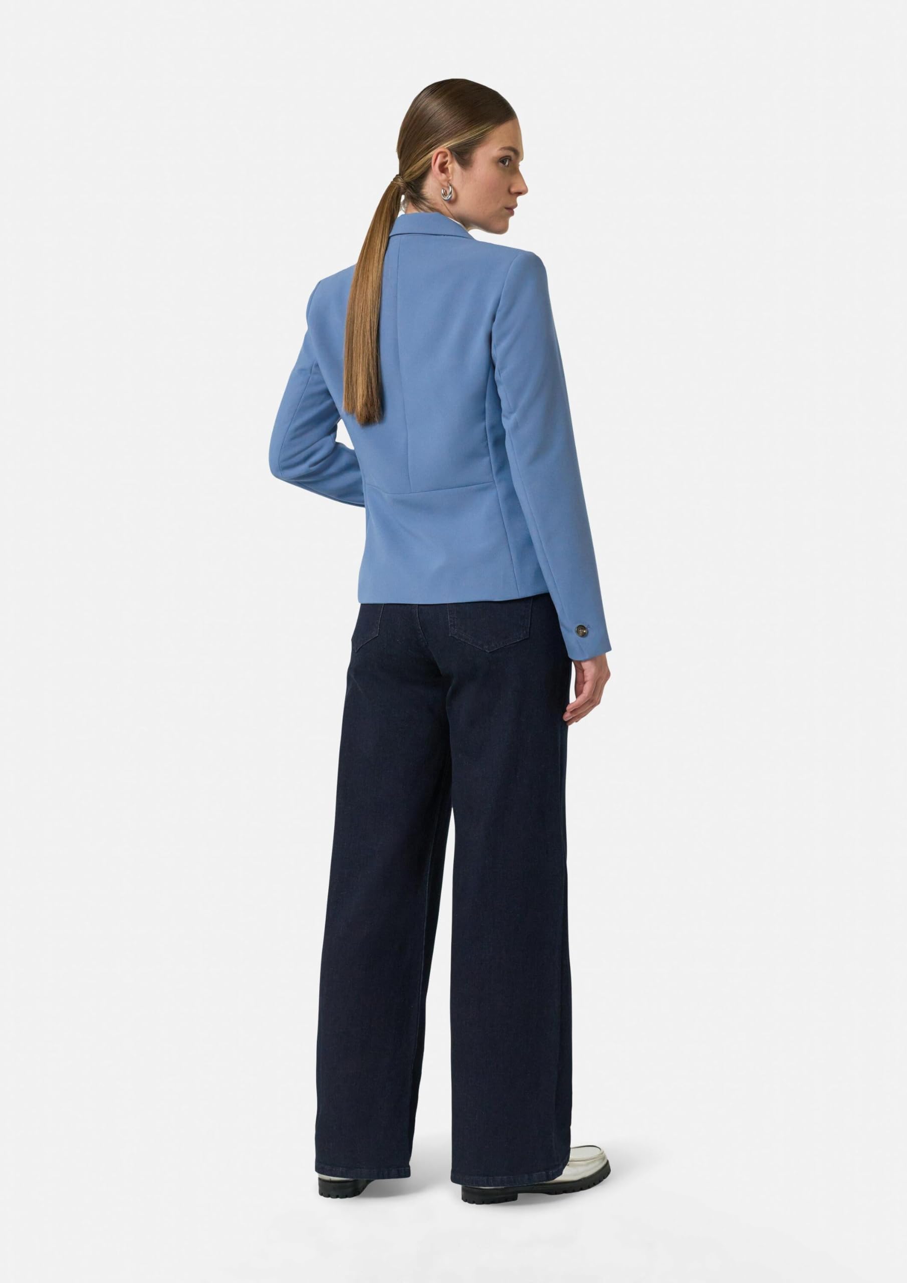 comma-kurzblazer-reverskragen-damenblazer-blau-gr-44 image 7