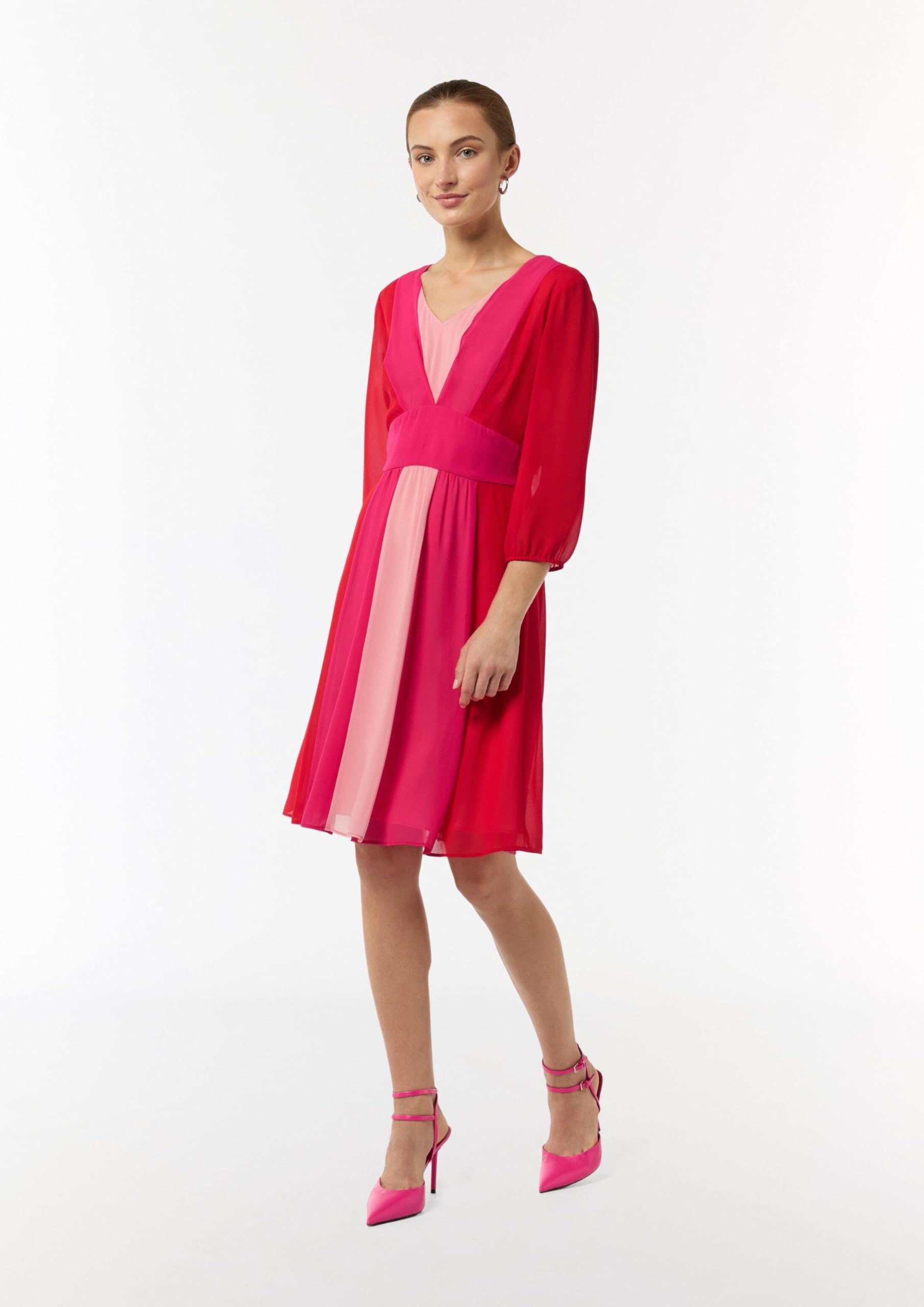comma-kleid-bindeg-rtel-gr-e-36-v-ausschnitt image 5