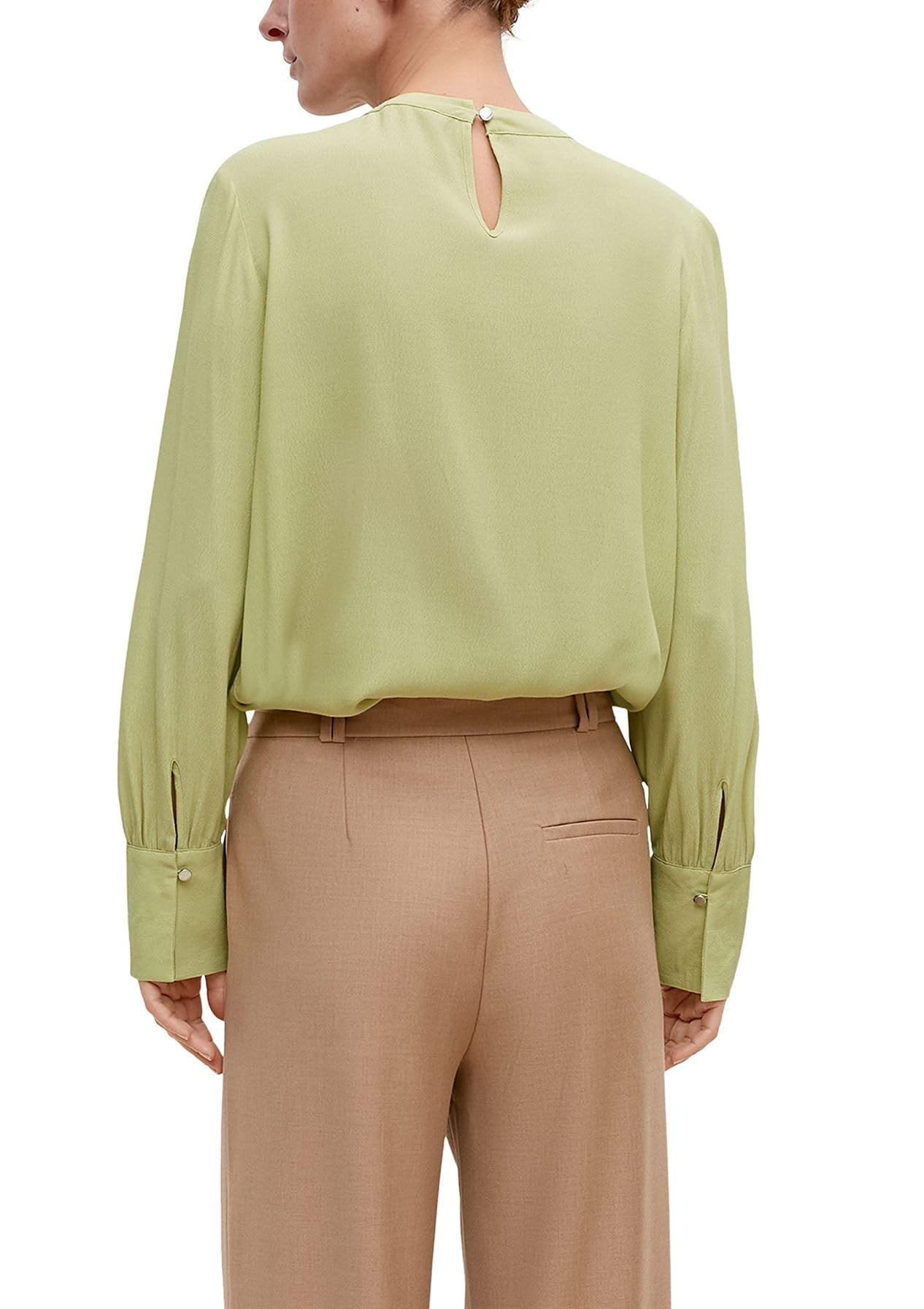 comma-blouses-bluse-langarm-mit-raffung image 2