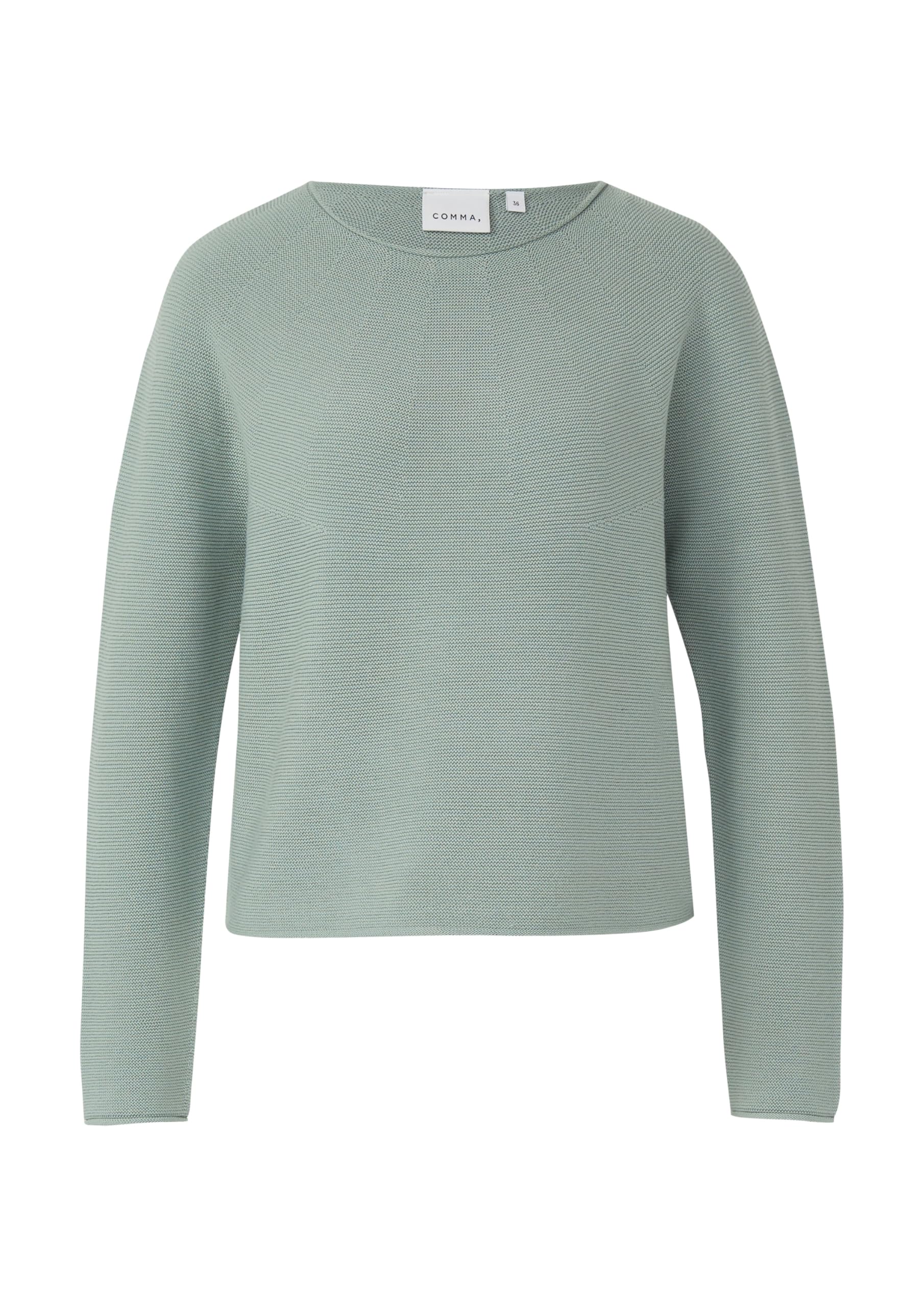comma-strickpullover-damen-blau-relaxed-fit-strukturmuster image 4