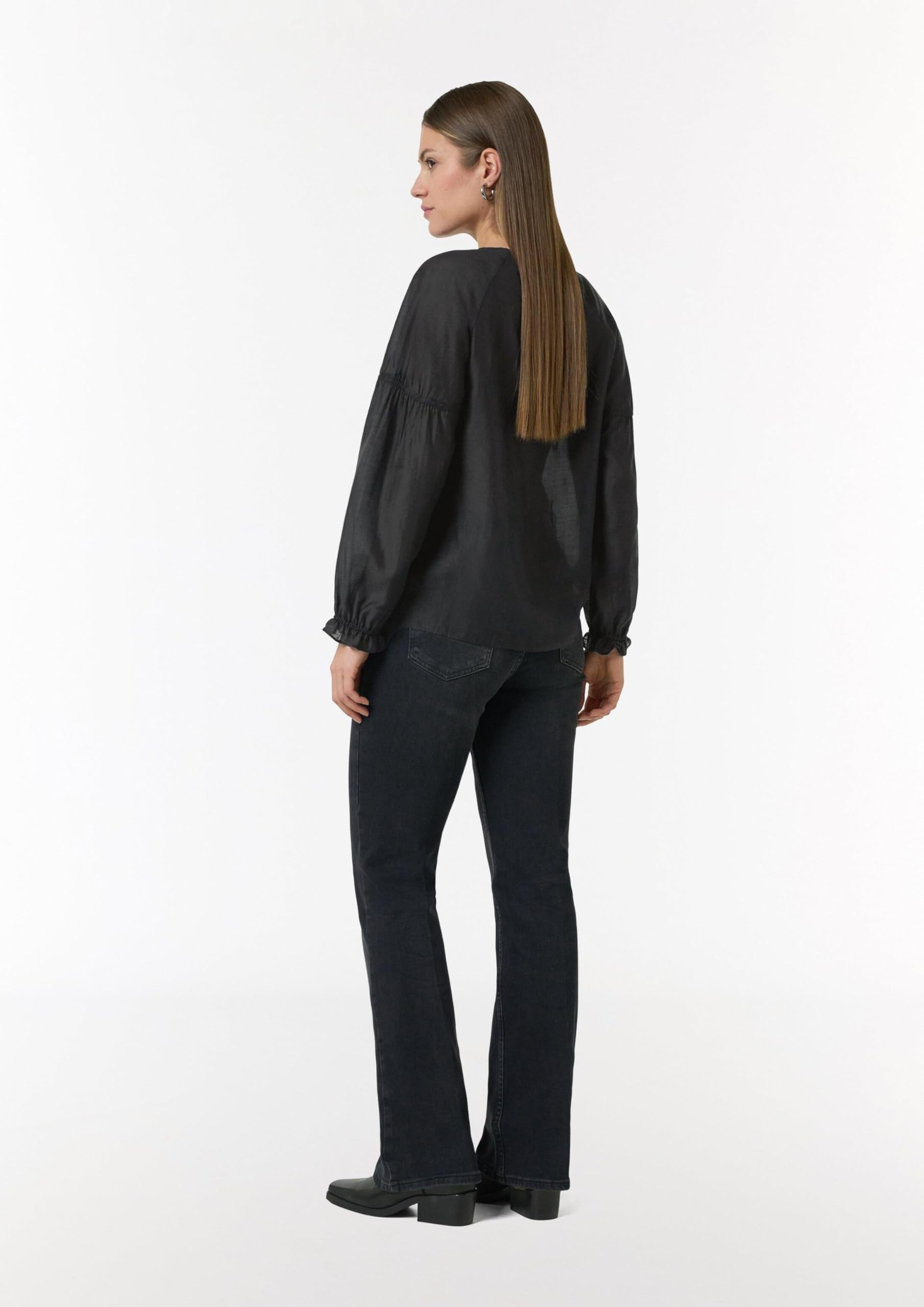 comma-raglan-bluse-viskosemix-gr-e-38-transparent image 7