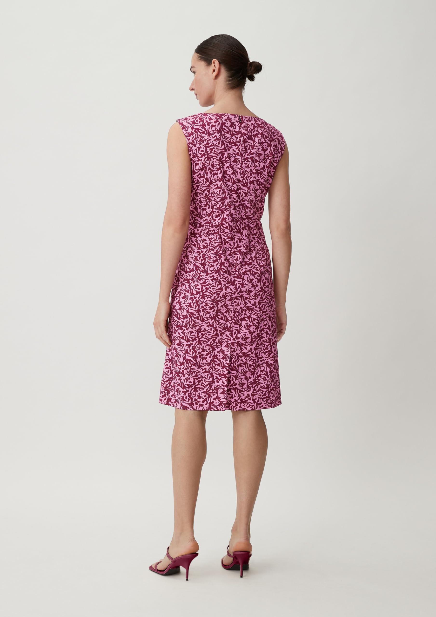 comma-kleid-baumwollstretch-gr-40-pink-kurz image 7