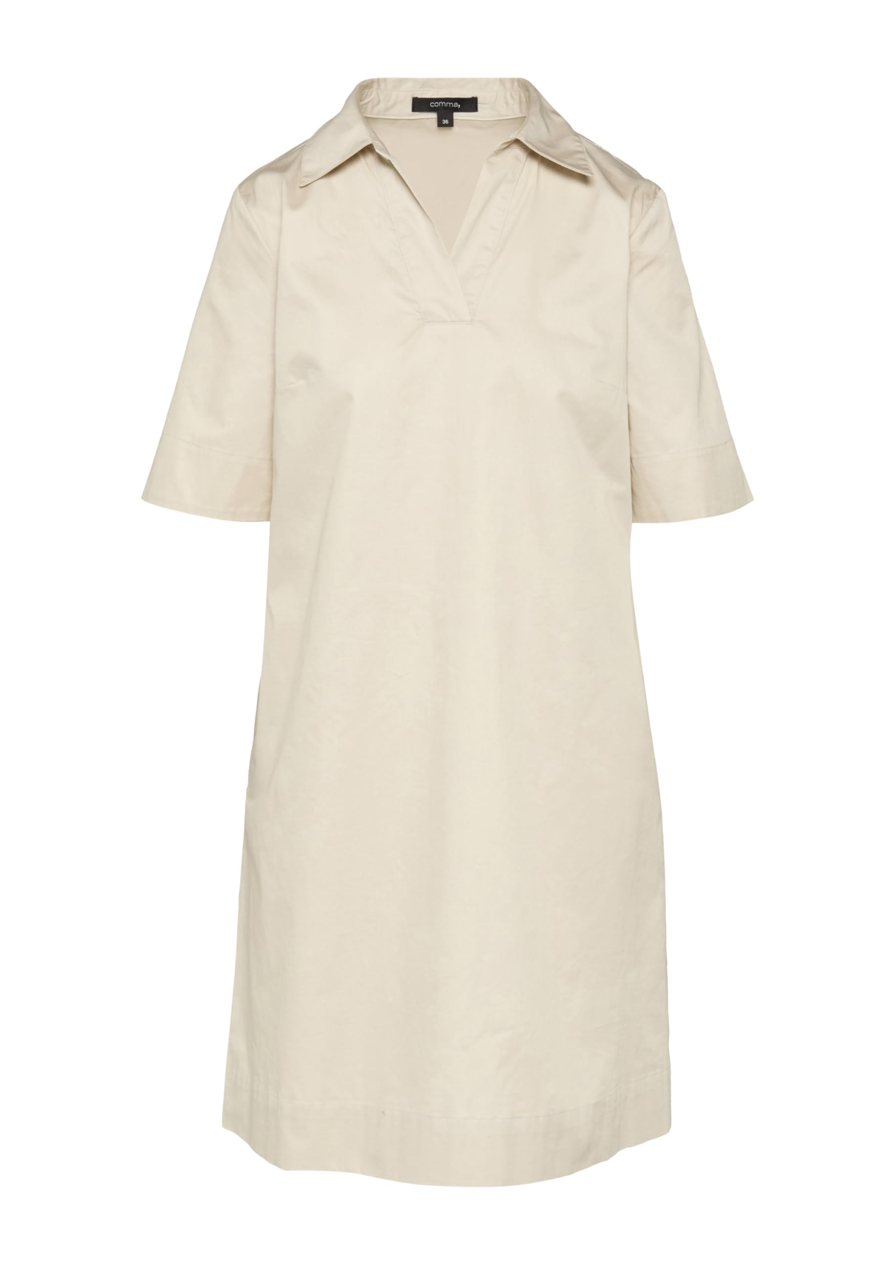 comma-kleid-2151143-gr-44-beige-tunika-ausschnitt image 8