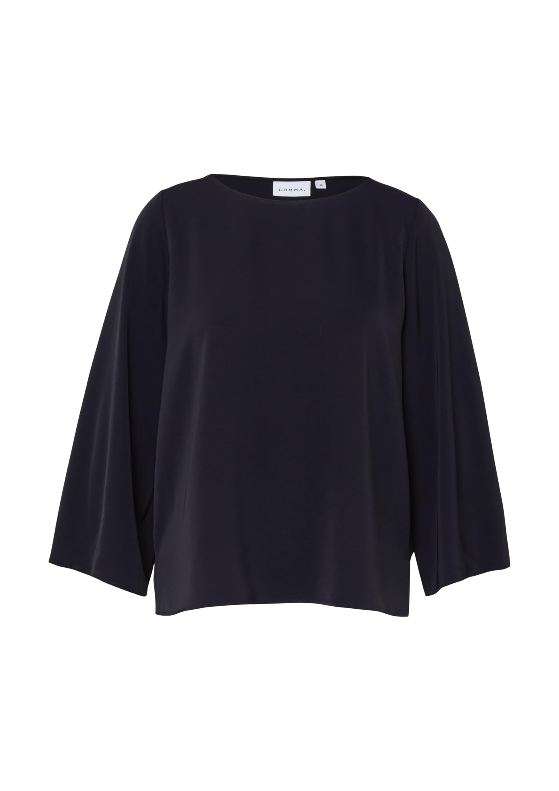 comma-blouses-bluse-weiter-rmel-schwarz-gr-38 image 4