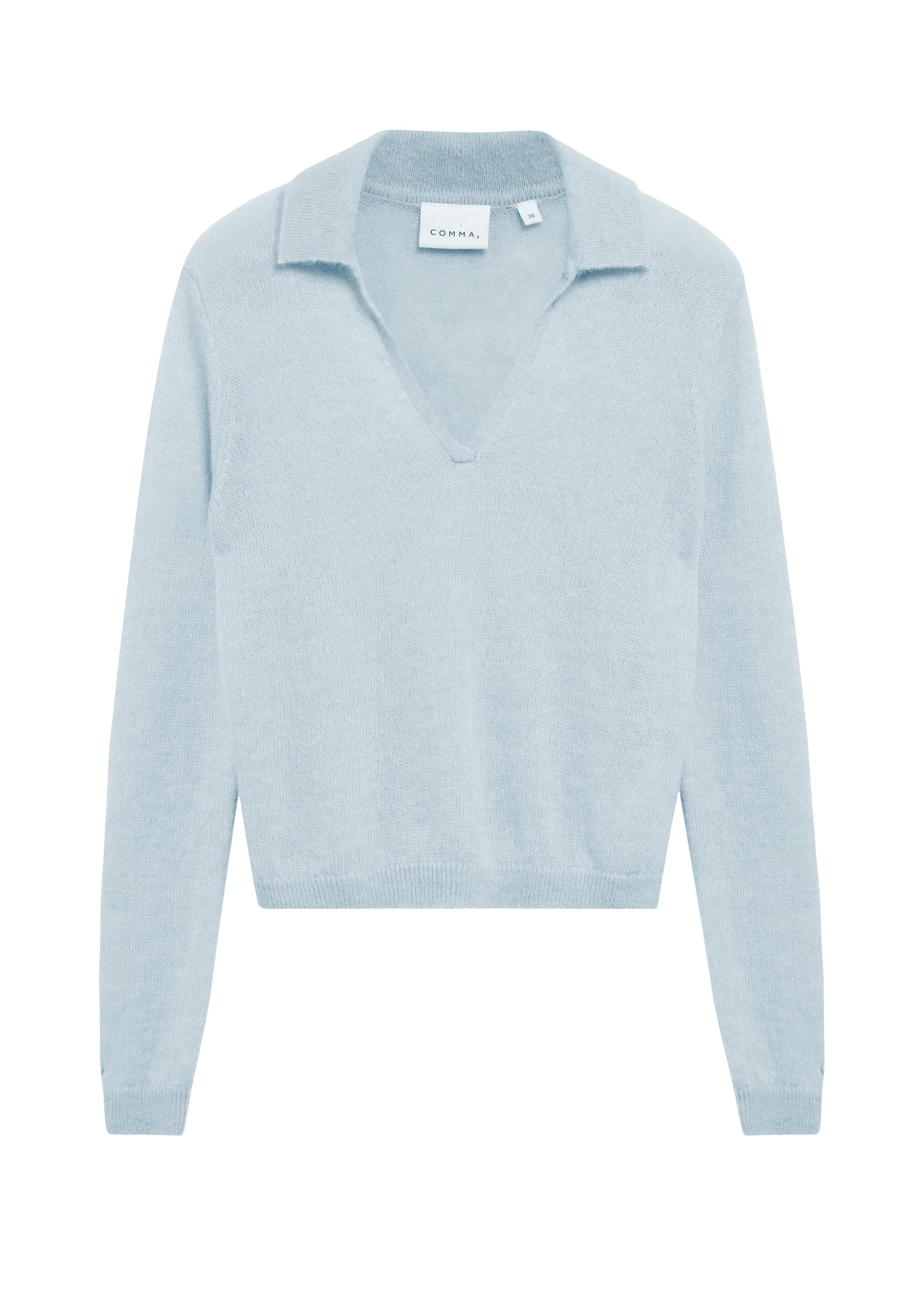 comma-damen-strickpullover-alpaka-polokragen-relaxed-fit image 4