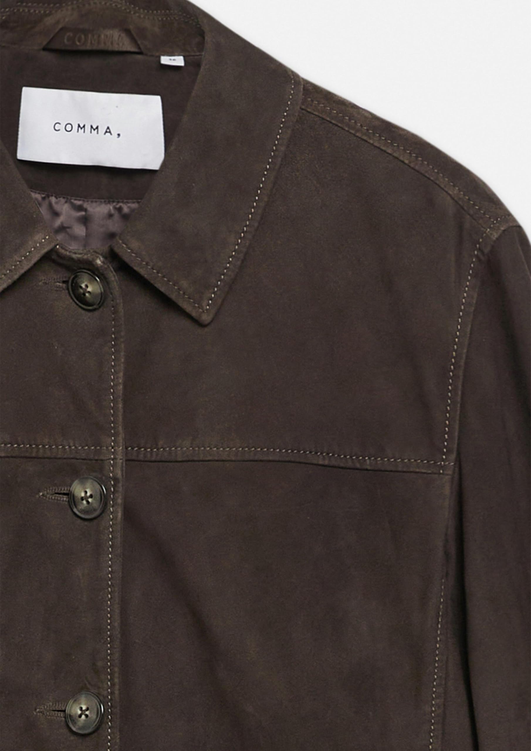 comma-jacke-outdoor-veloursleder-loose-fit-gr-32 image 5