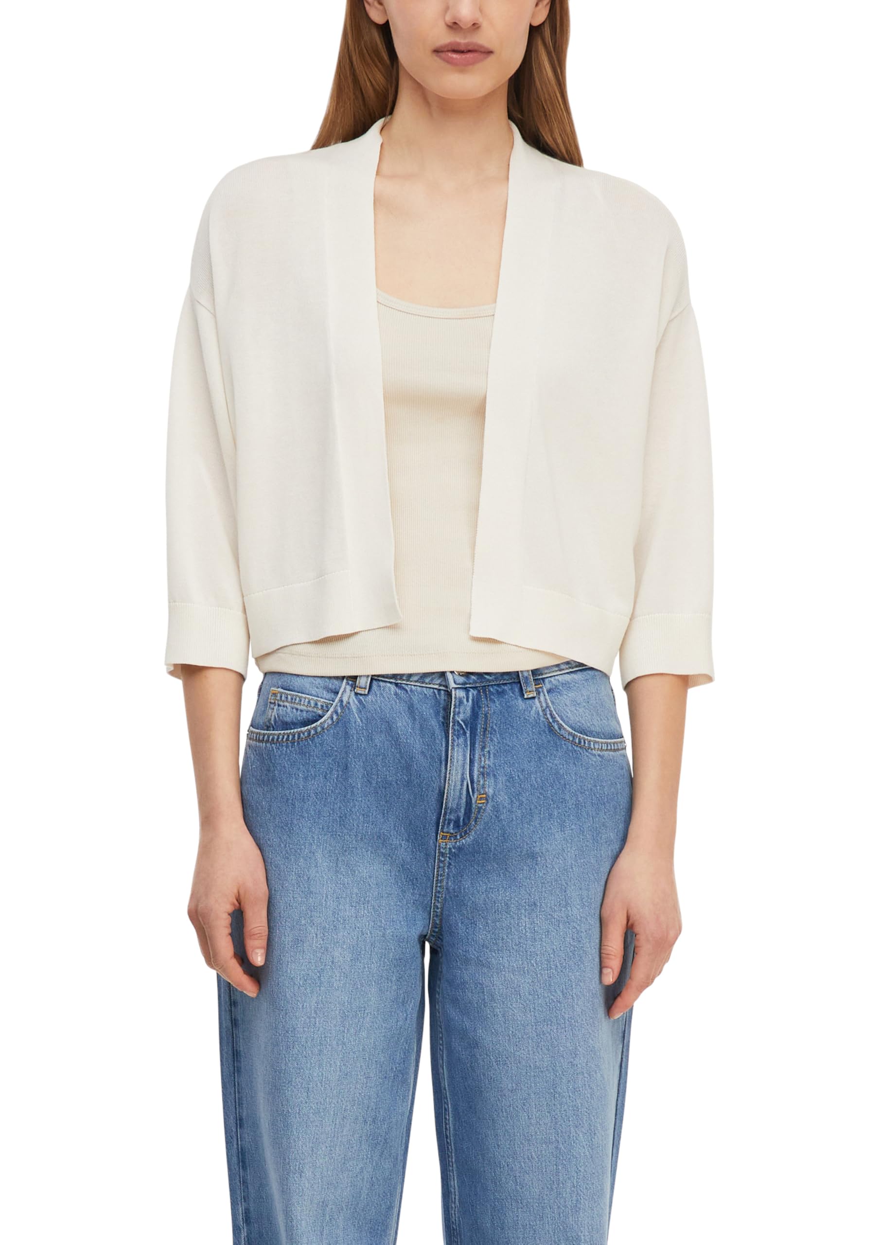 comma-jackets-strickjacke-relaxed-fit-3-4-arm-wei-m image 8