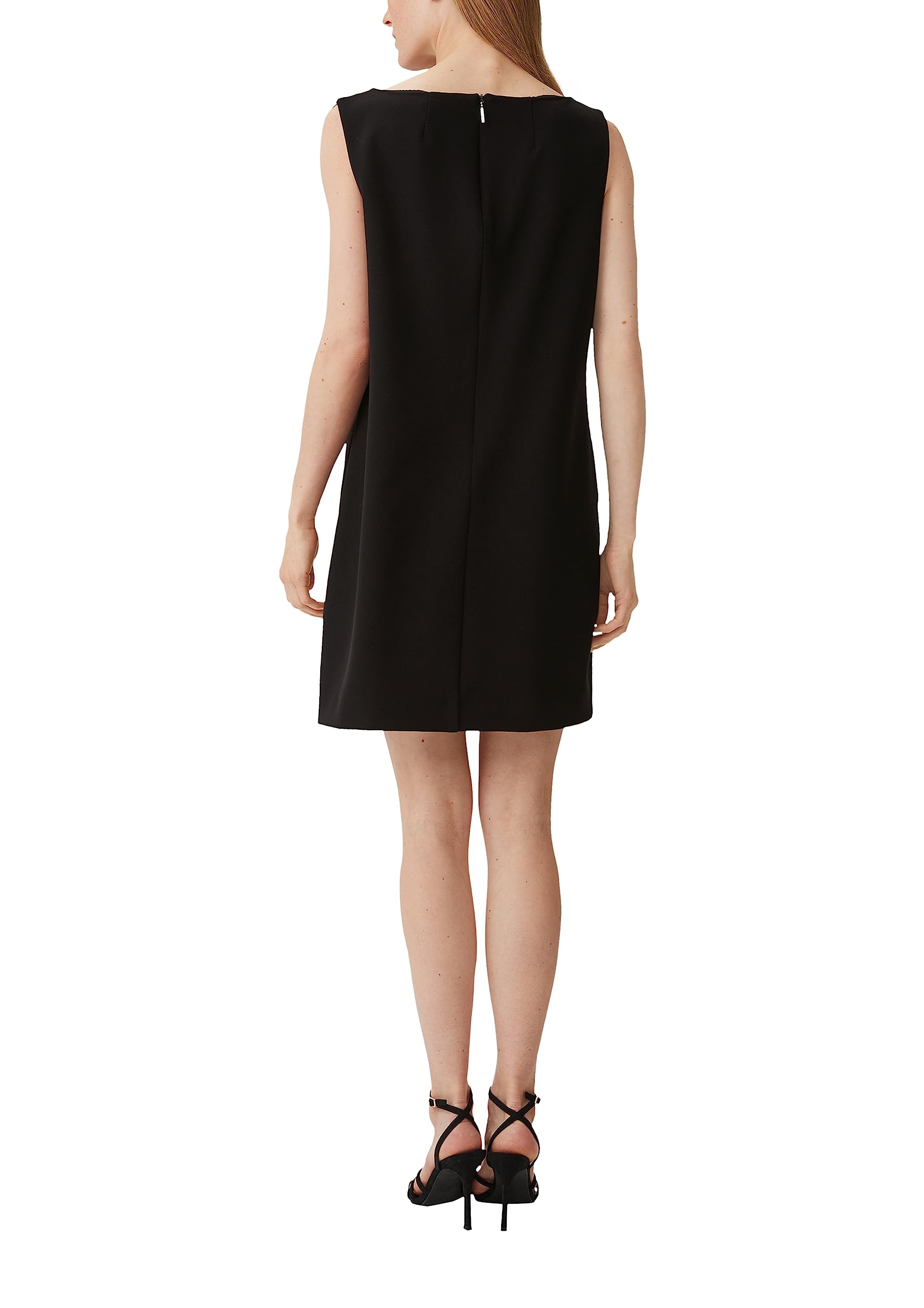 comma-kleid-piqu-u-boot-kurz-schwarz-gr-e-36 image 2