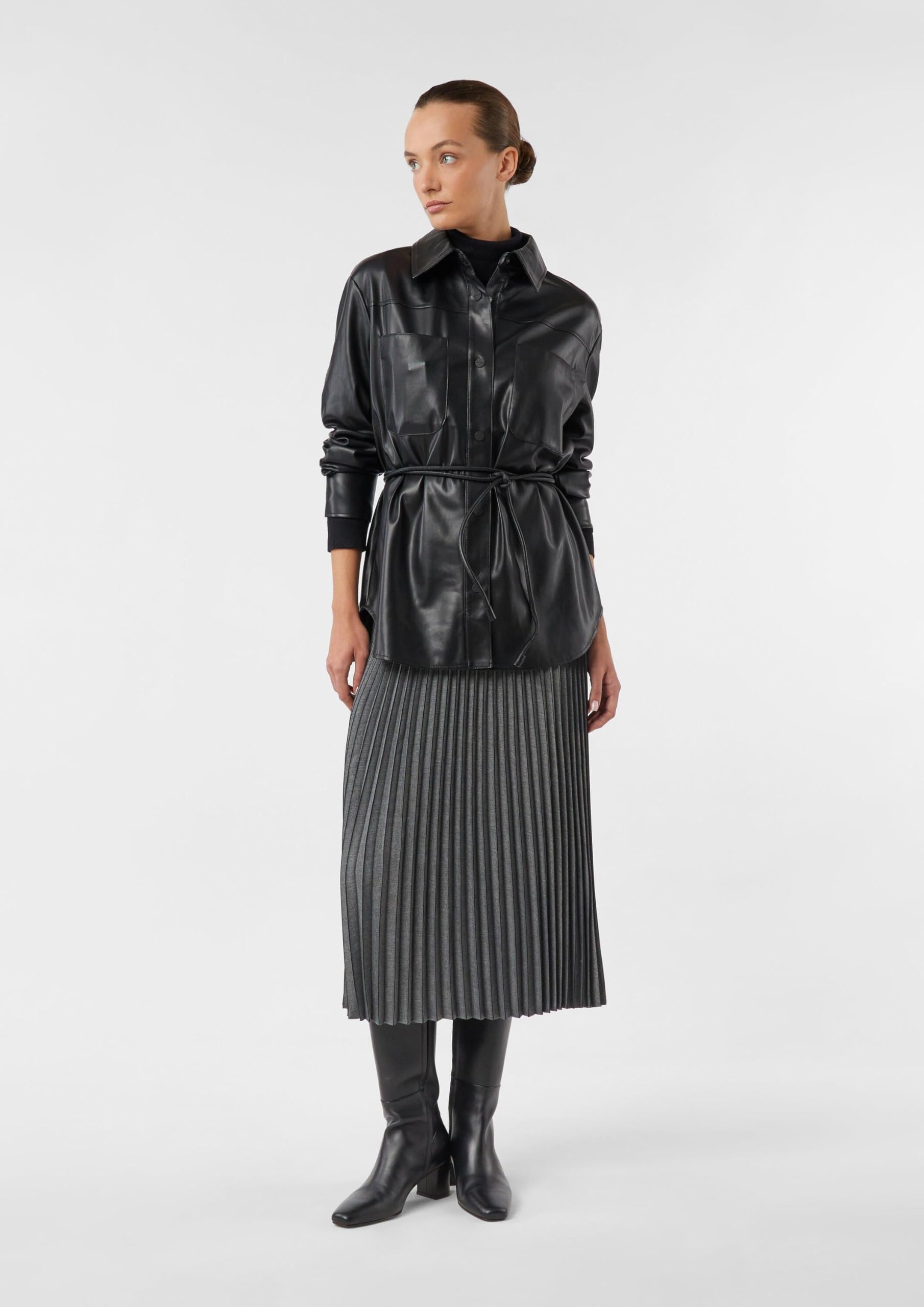 comma-skirts-plissierter-flanellrock-midi-gr-e-40 image 6