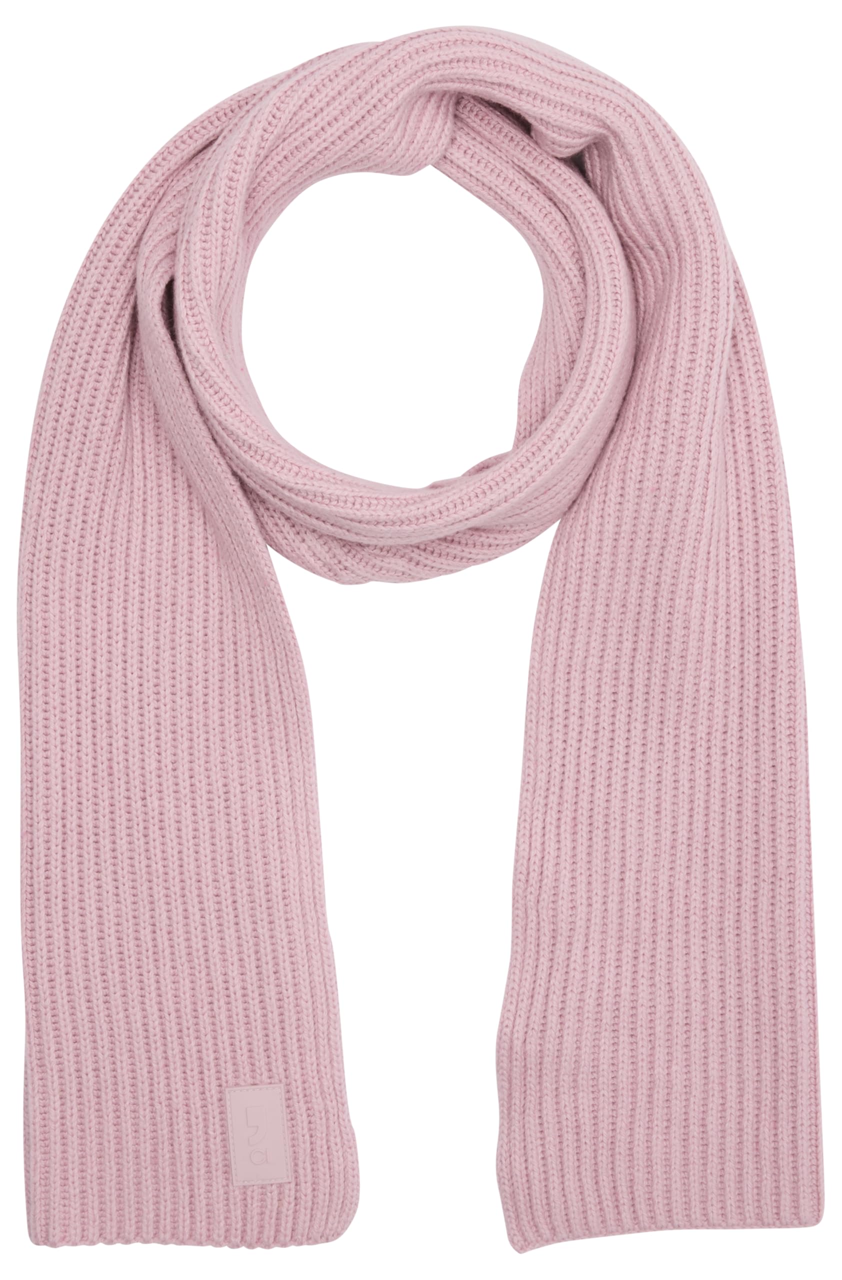 comma-schal-wollmix-zartrosa-strickschal-damen image 1