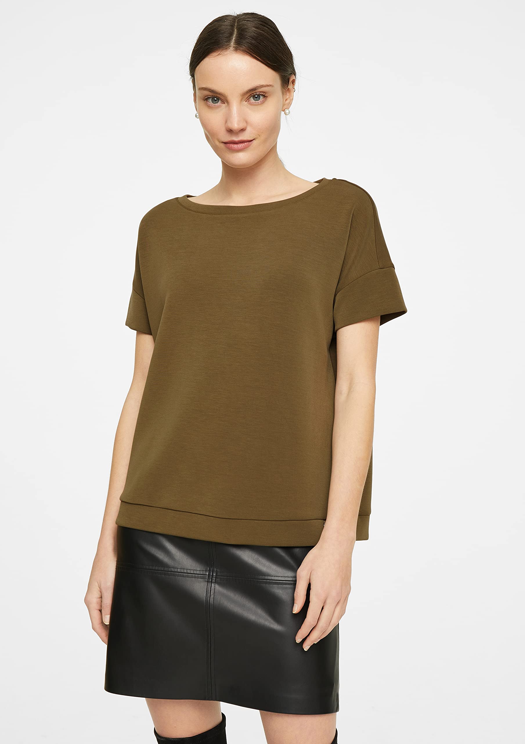 comma-damen-sweatshirt-kurzarm-modernes-oberteil image 5