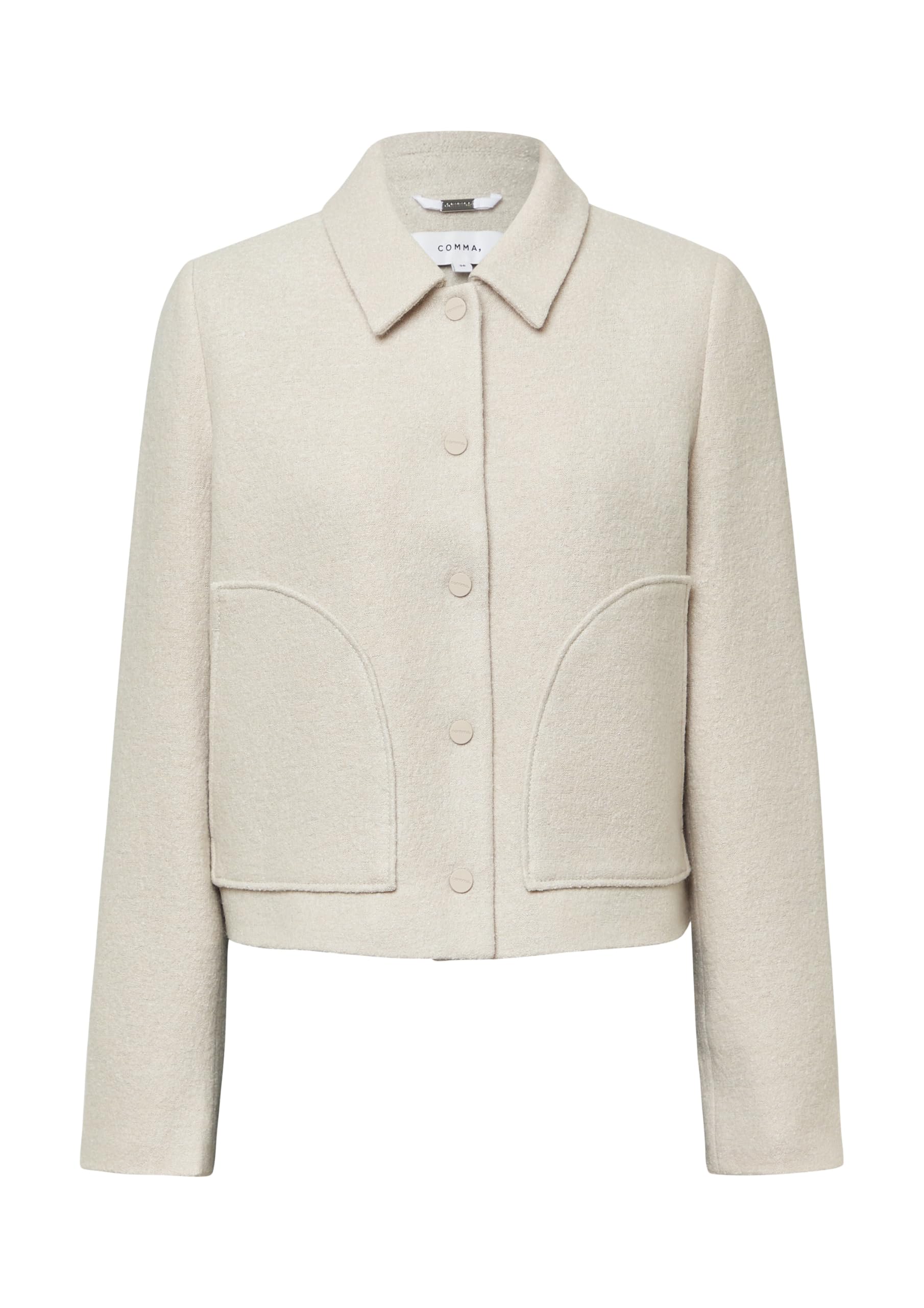 comma-kurze-jacke-aus-boiled-wool-wolljacke image 4
