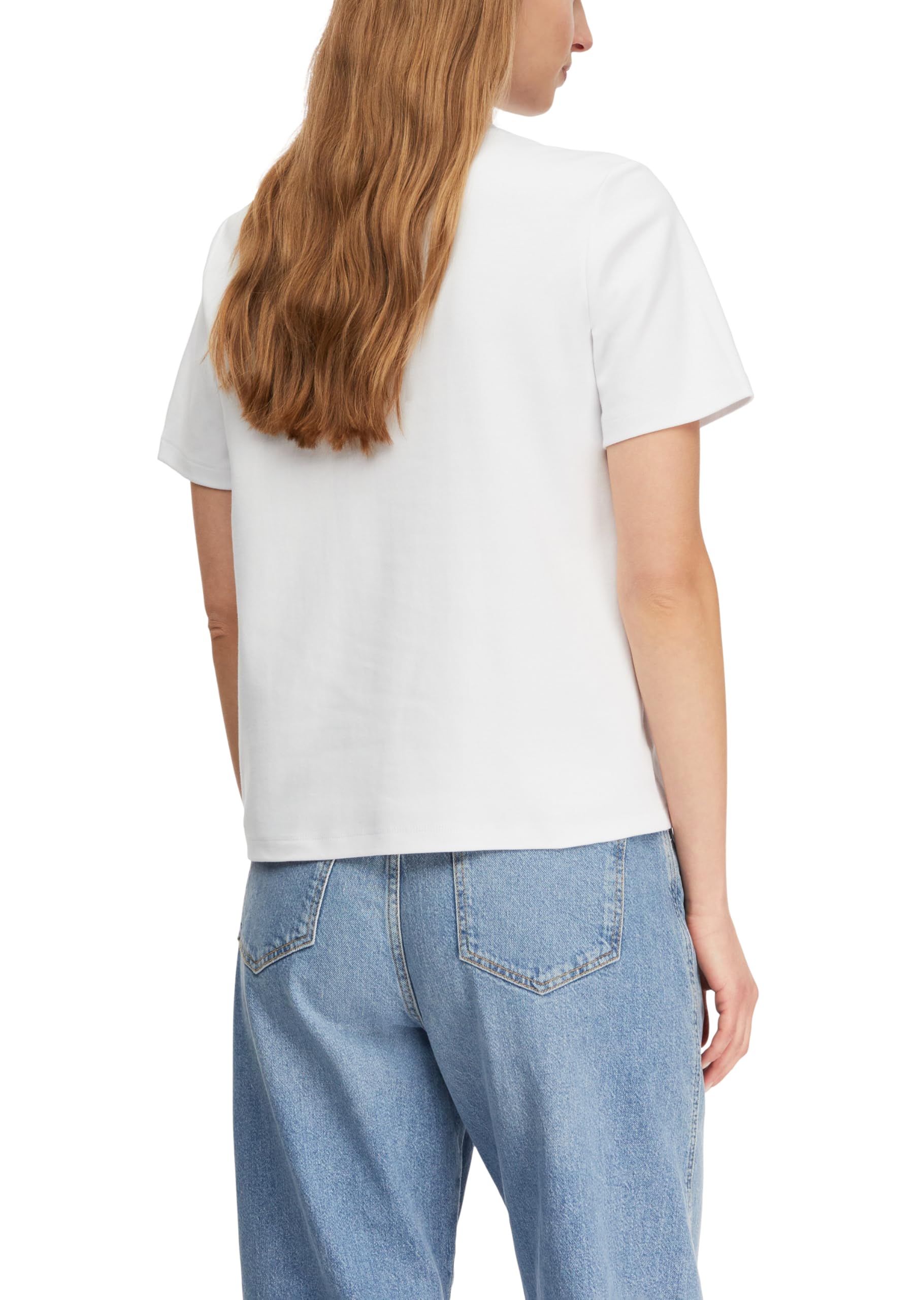 comma-t-shirt-regular-jersey-wei-rundhals-damen image 2