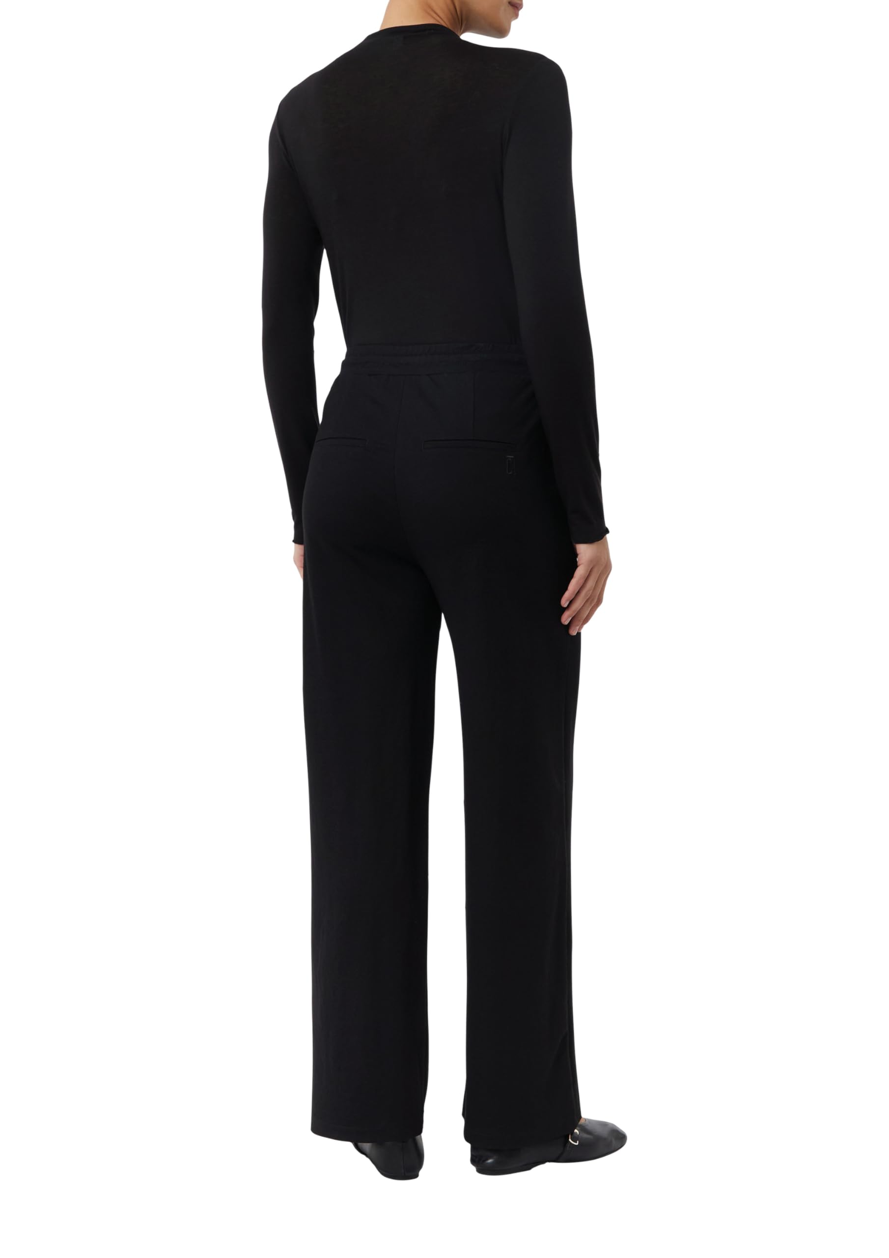 comma-semitransparentes-longsleeve-slim-fit-gr-44-schwarz image 2
