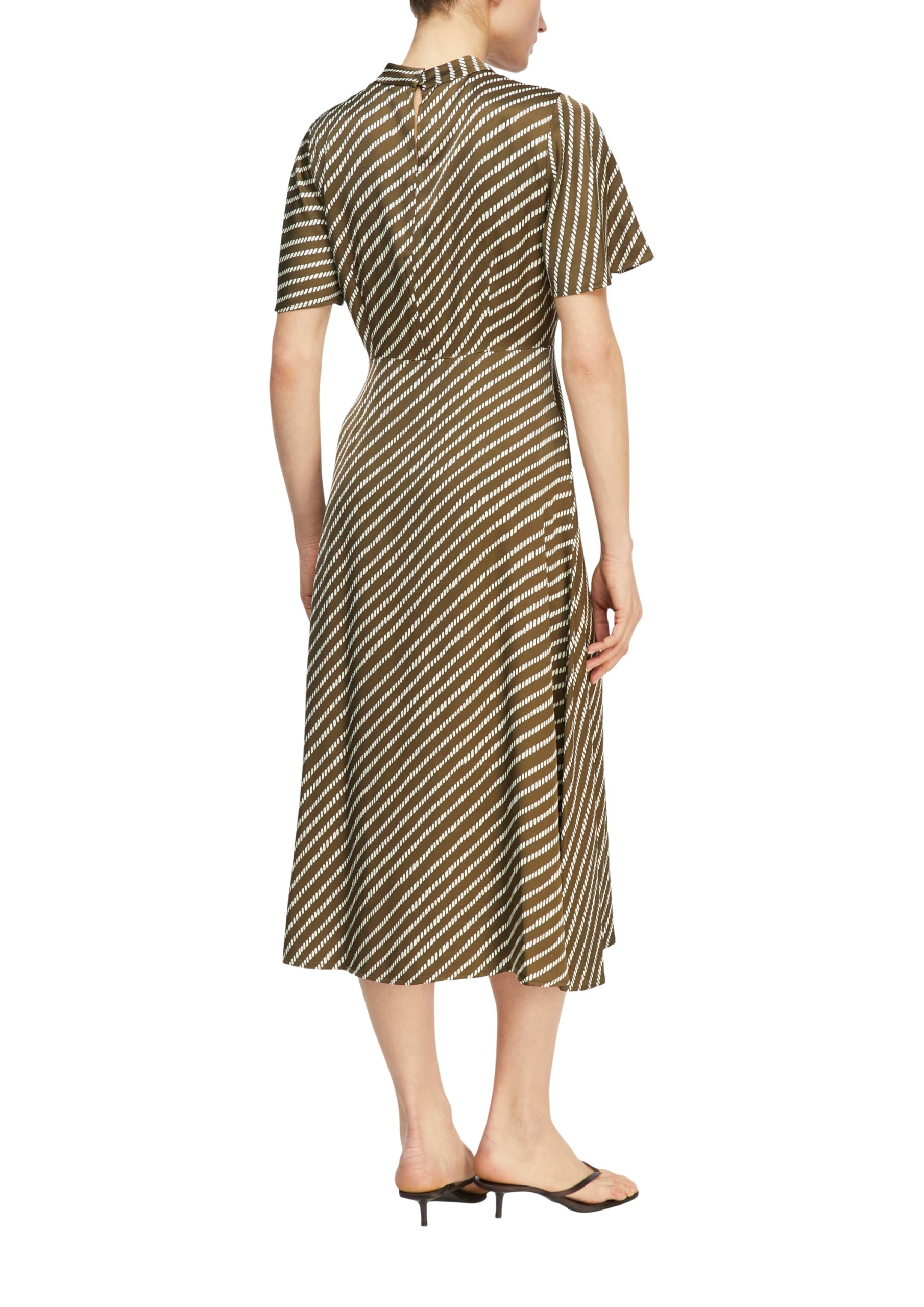 comma-dresses-satinkleid-damen-gemustert-midi-gr-e-44 image 2