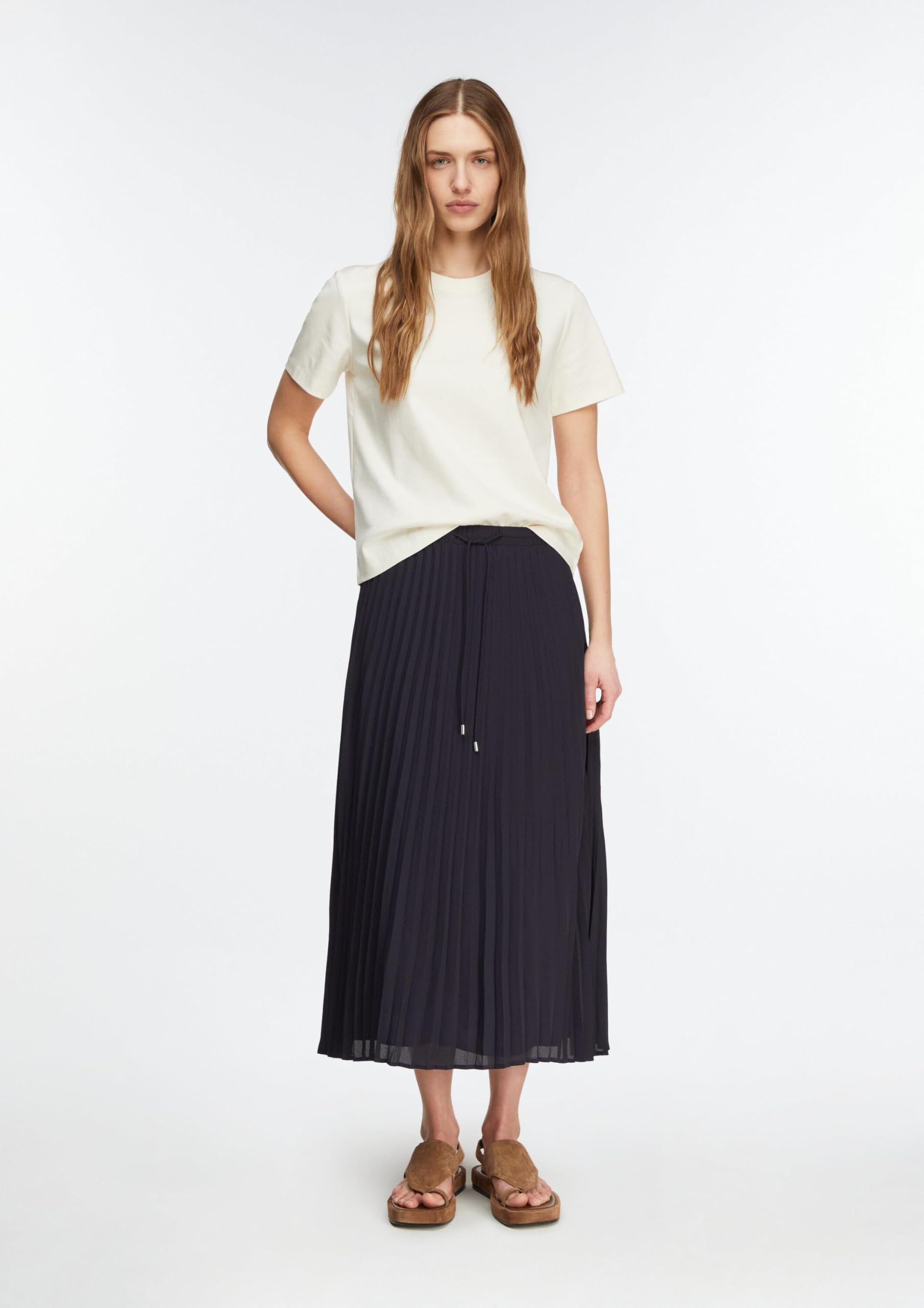 comma-skirts-chiffon-pliss-e-midirock-gr-e-42-tunnelzug image 6