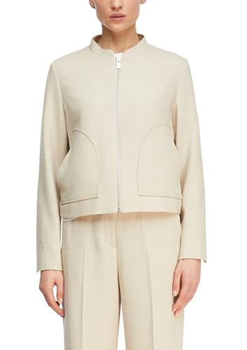 comma-indoor-jacke-boxy-rei-verschluss-gr-34-beige image 8